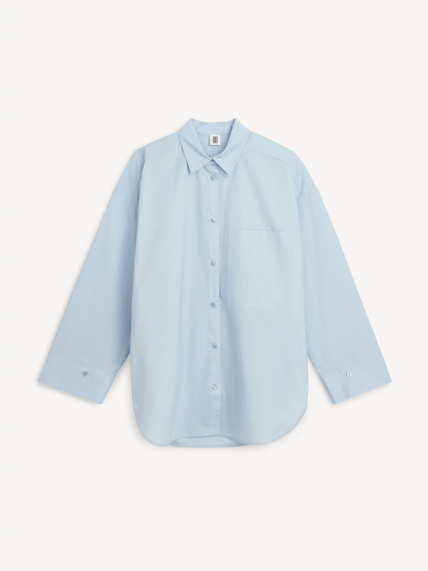 By Malene Birger Derris Organic Cotton Shirts Periwinkle Blue | UK_BB46920