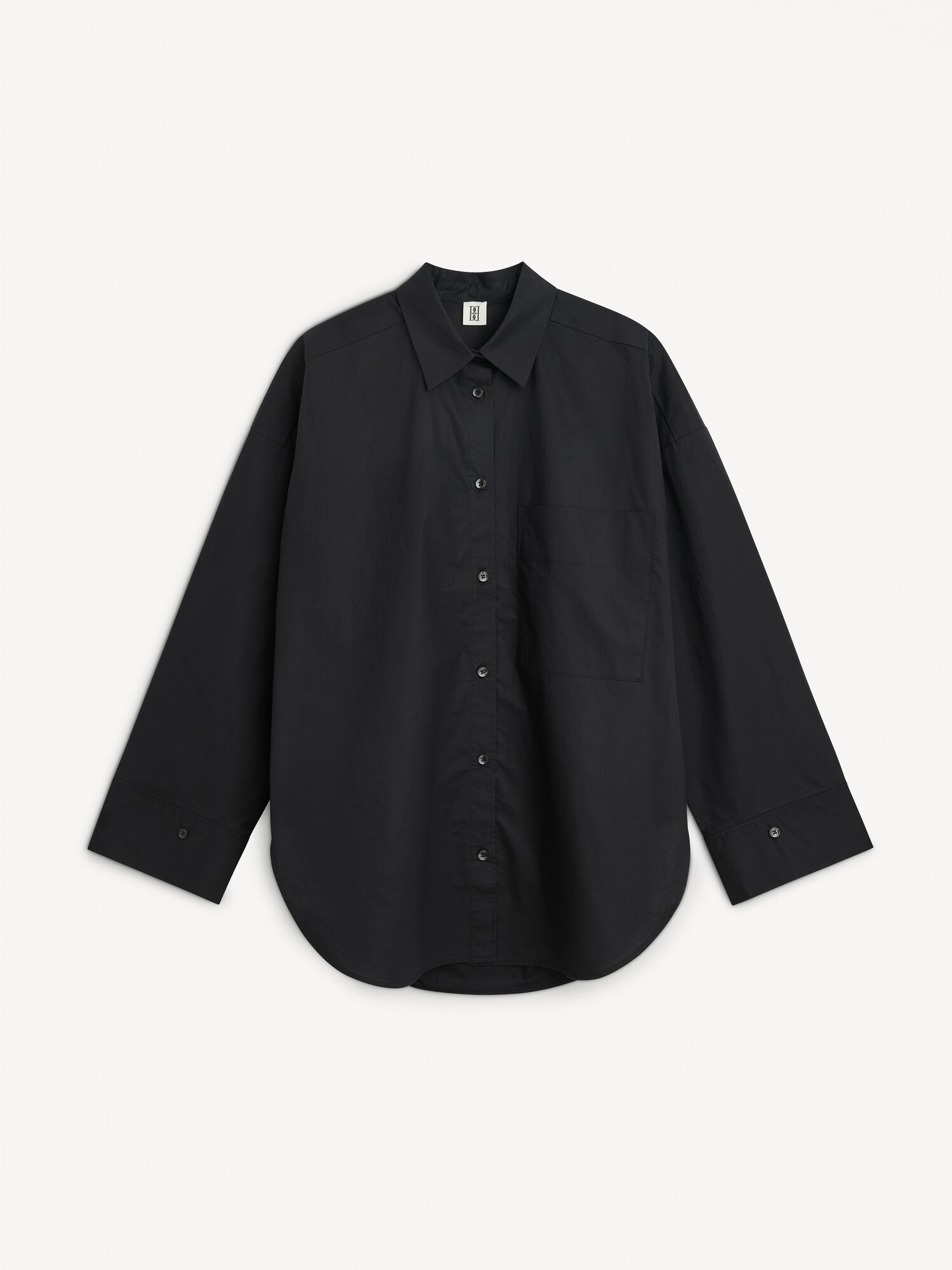 By Malene Birger Derris Organic Cotton Shirts Black | UK_BB13733