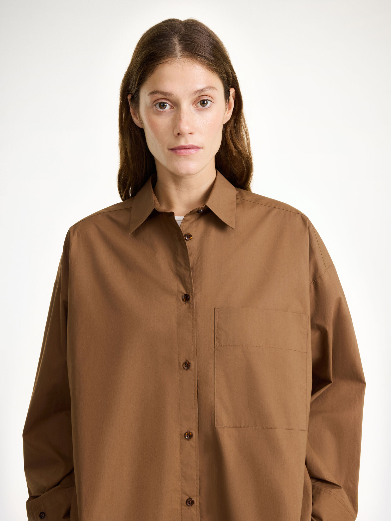 By Malene Birger Derris Organic Cotton Shirts Bison | UK_BB52996