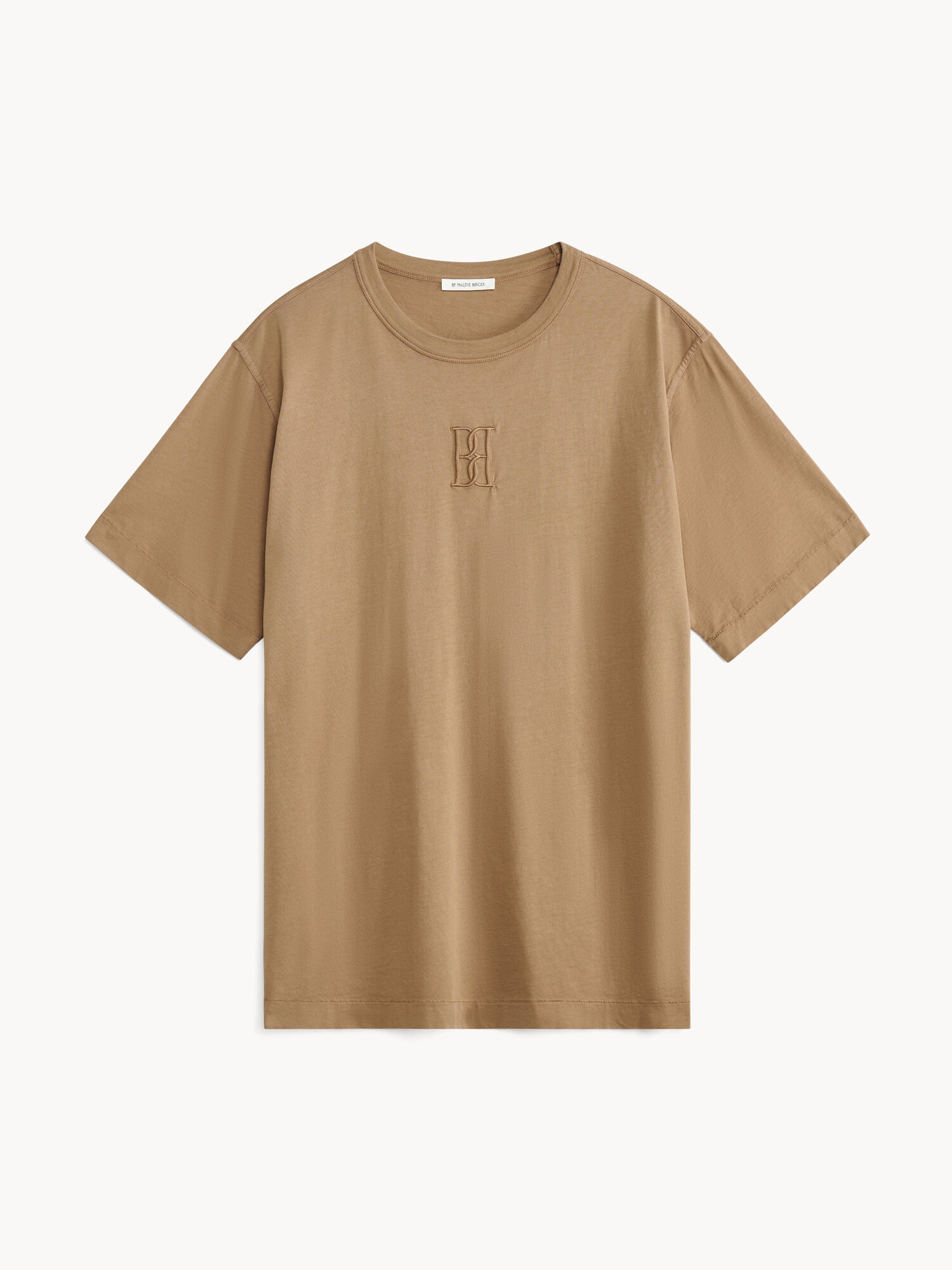 By Malene Birger Fayeh Organic Cotton T-shirt Tops Shitake | UK_BB57001