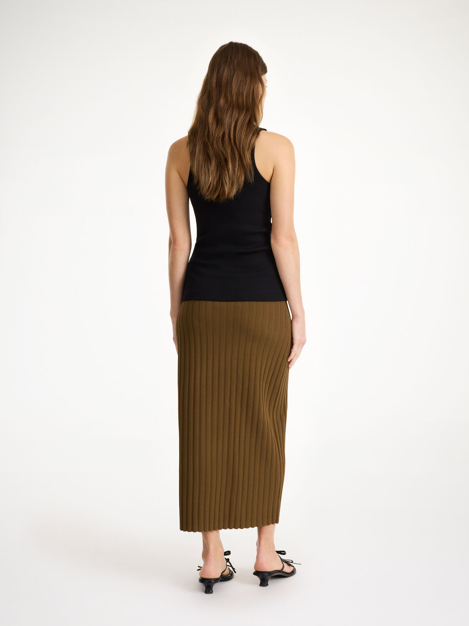 By Malene Birger Fiemme Midi Skirt Knitwear Shitake | UK_BB70563