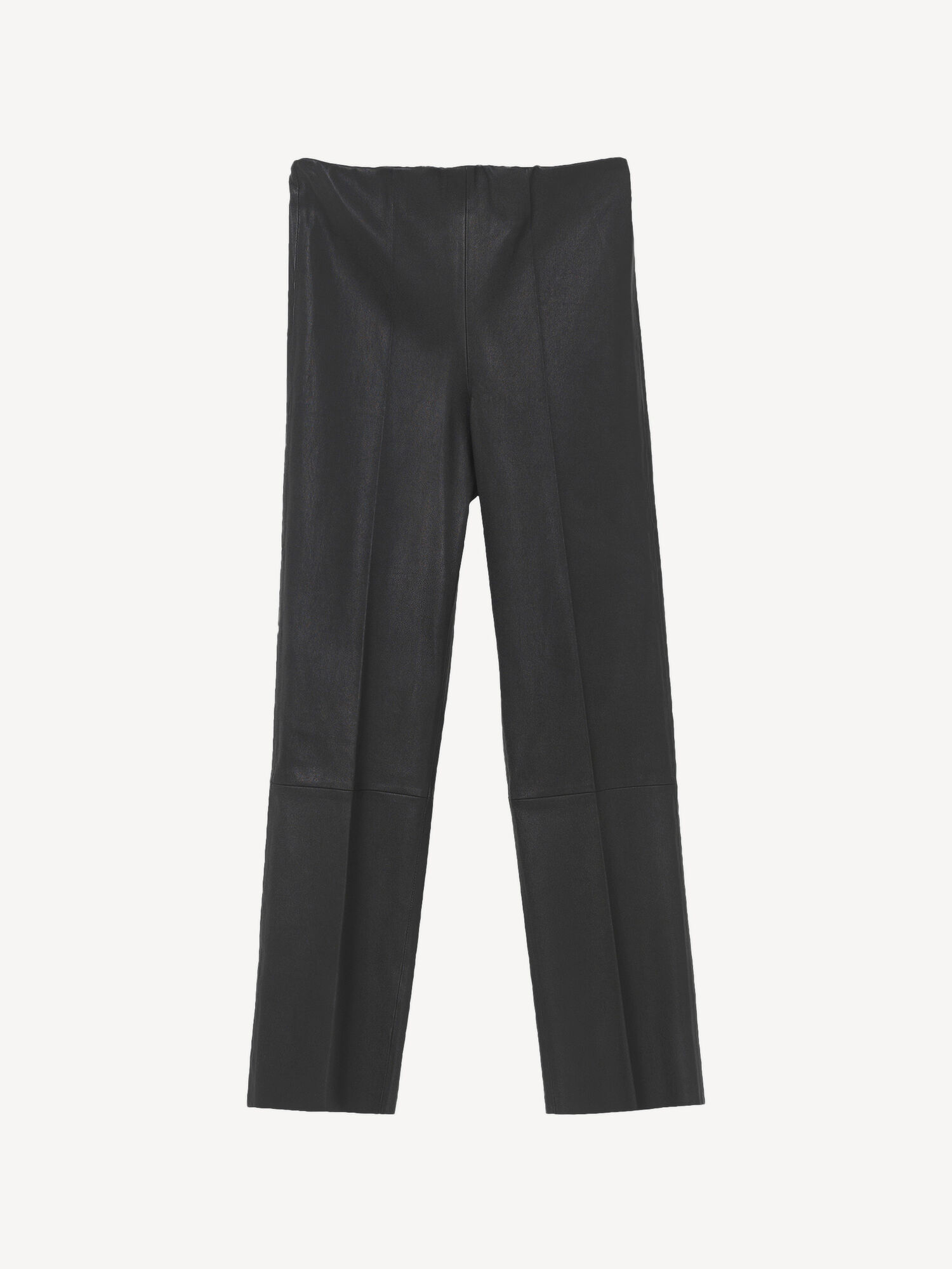 By Malene Birger Florentina Leather Trousers Black | UK_BB19742