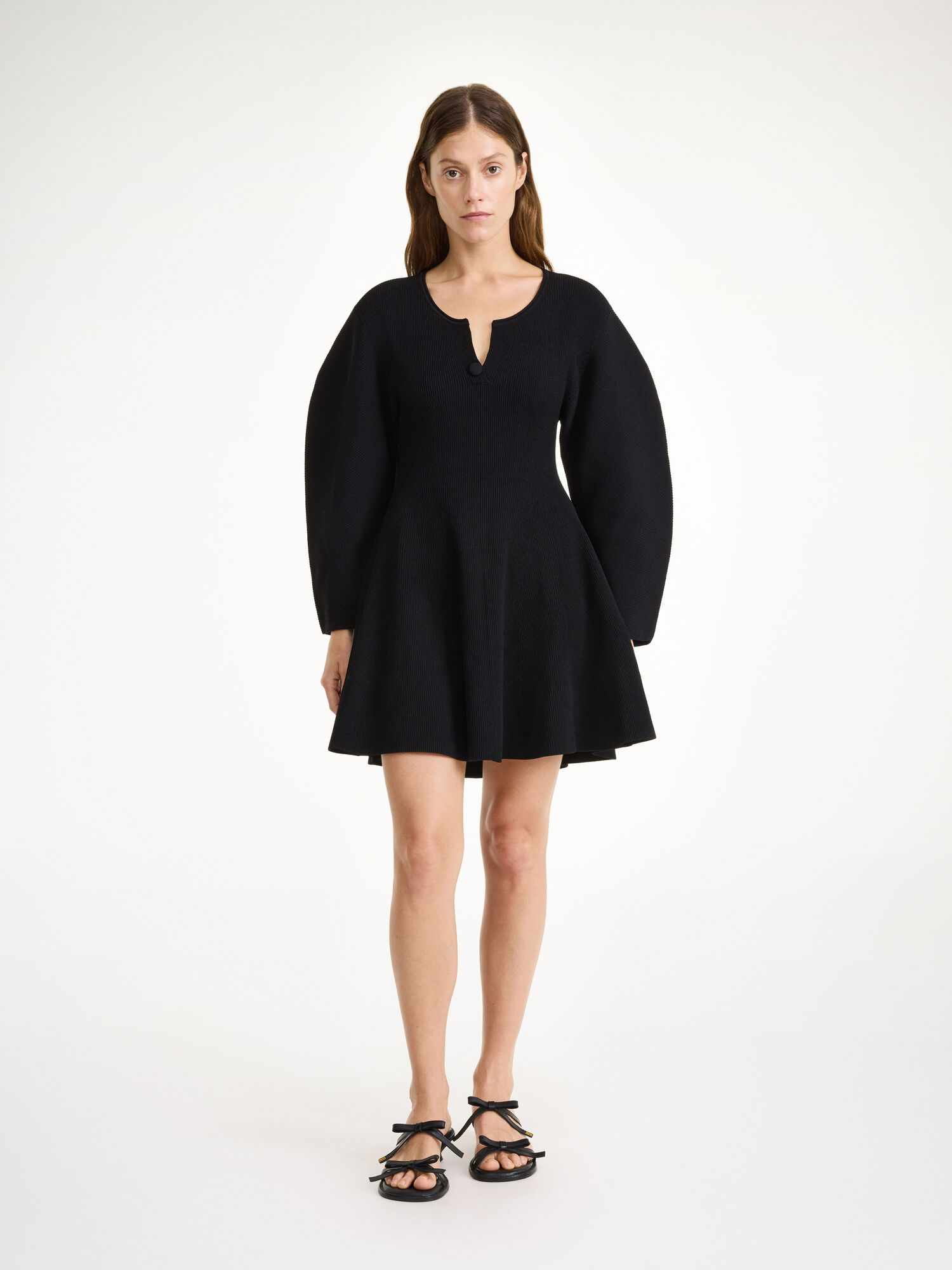 By Malene Birger Francesa Mini Dress Black | UK_BB34639