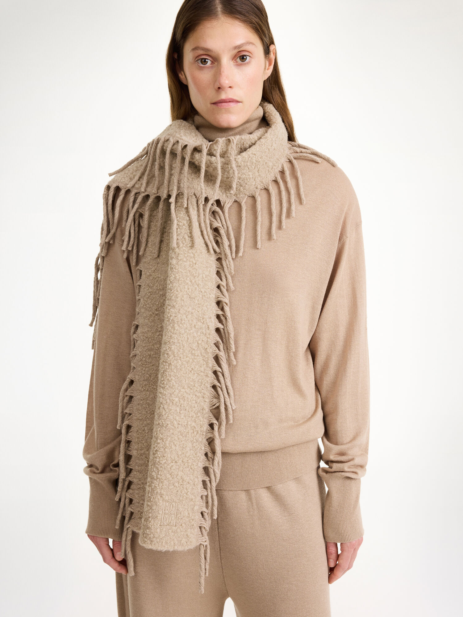 By Malene Birger Fringly Wool Scarves Tehina | UK_BB67618