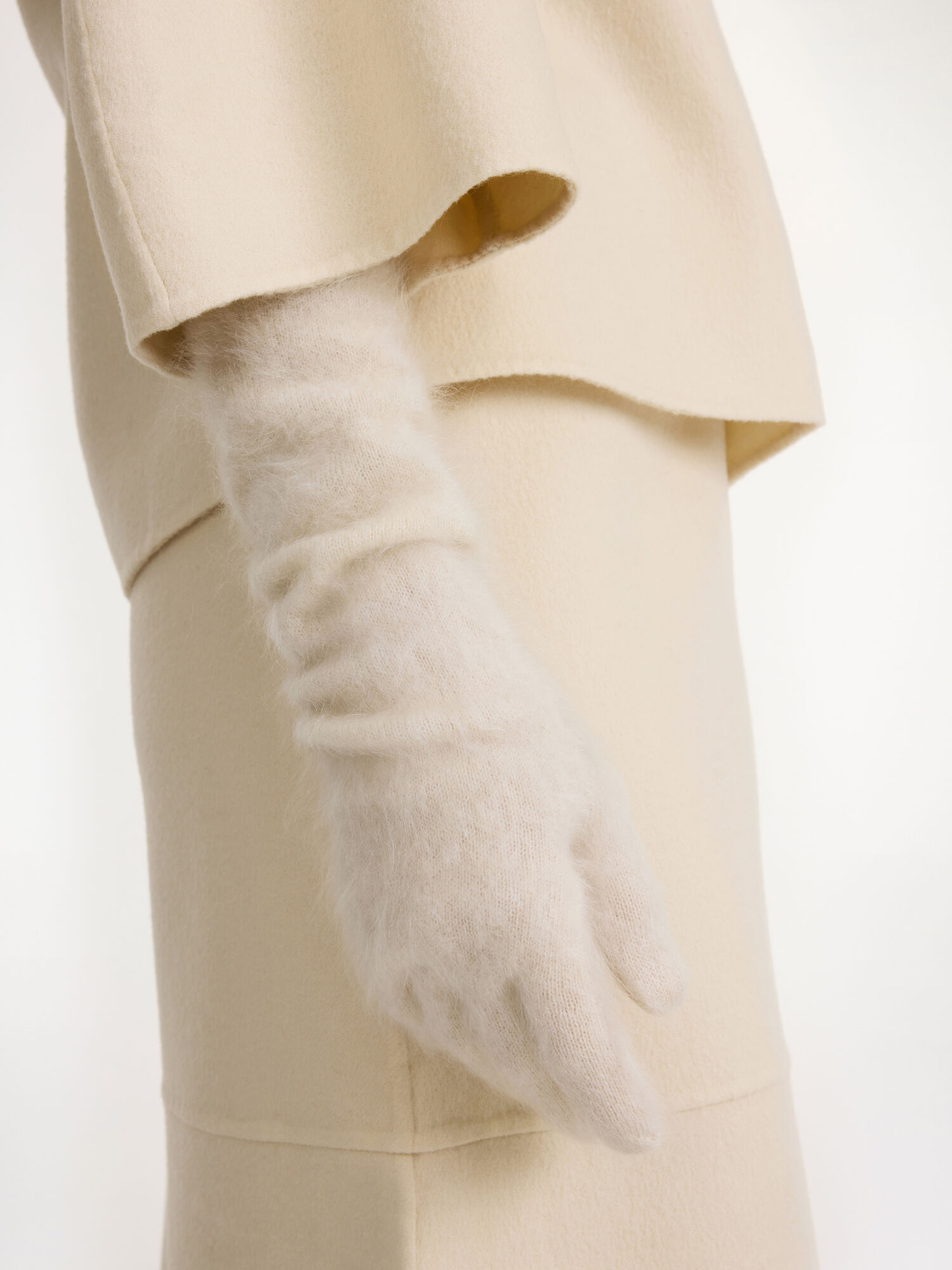 By Malene Birger Guanta Cashmere Gloves Other Accessories Oyster Gray | UK_BB66886