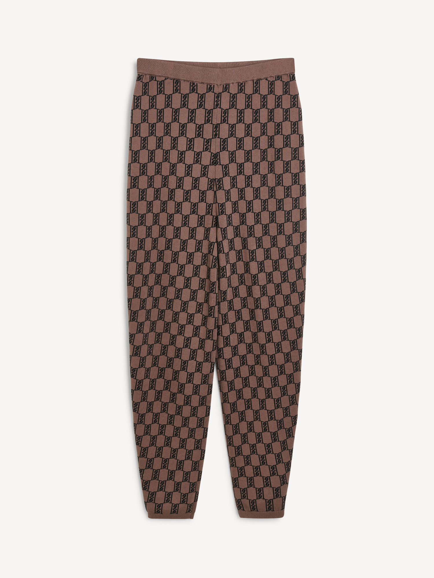 By Malene Birger Hali Knitted Sweatpants Knitwear Dark Mahogany | UK_BB63848