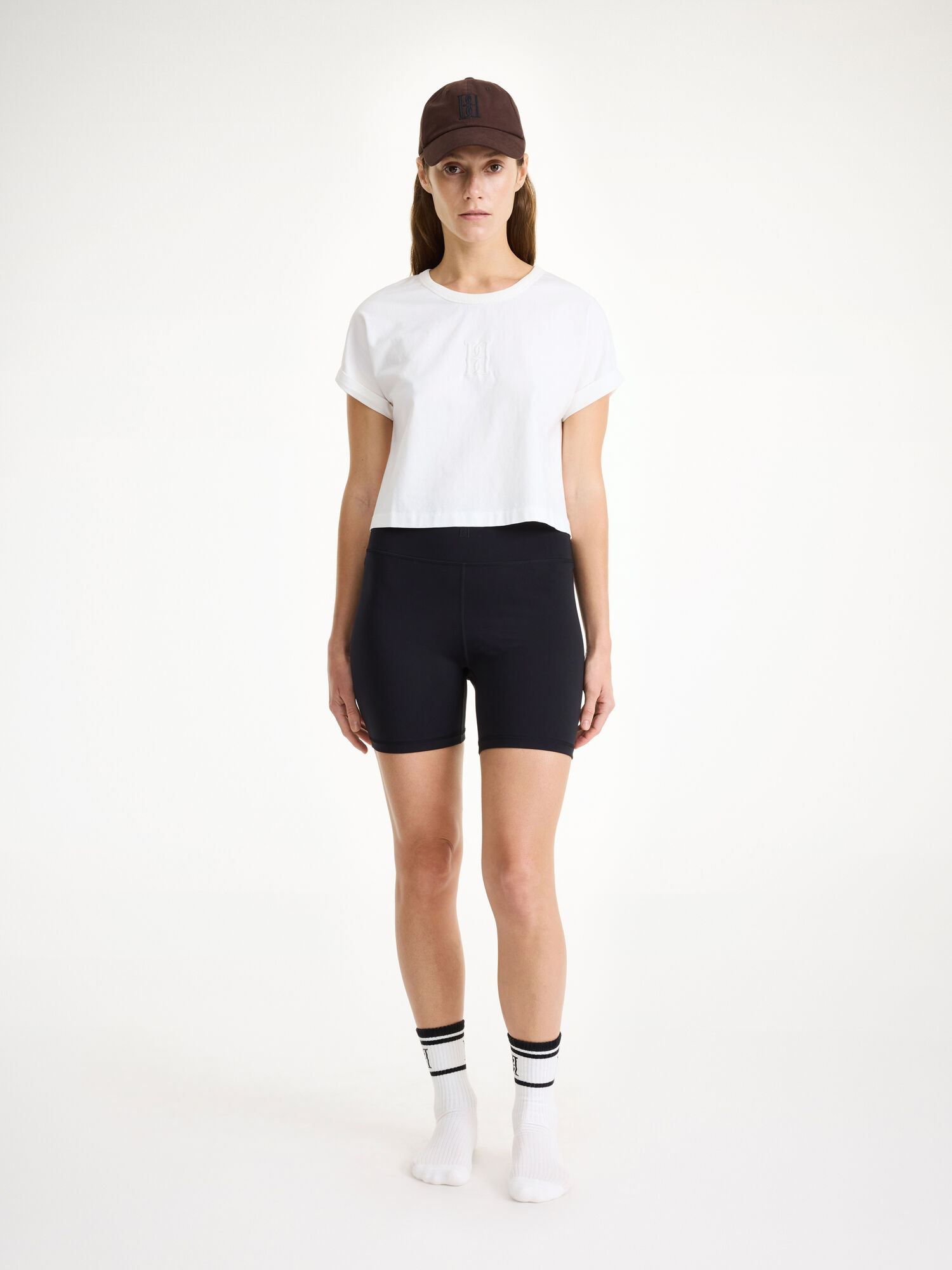 By Malene Birger Hedalia Organic Cotton T-shirt Tops Soft White | UK_BB78911