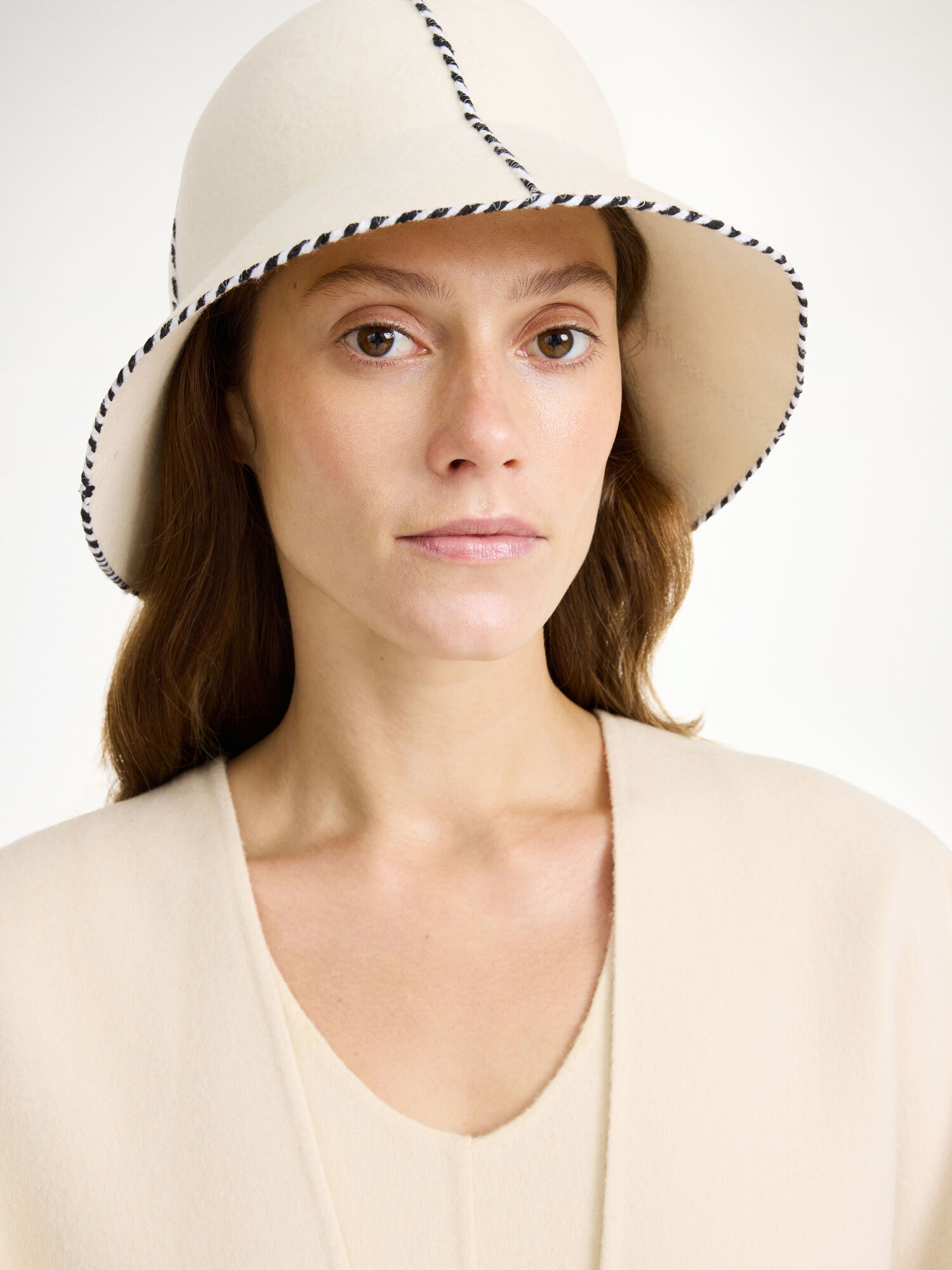 By Malene Birger Ilmura Wool Hat Other Accessories Oyster Gray | UK_BB52153