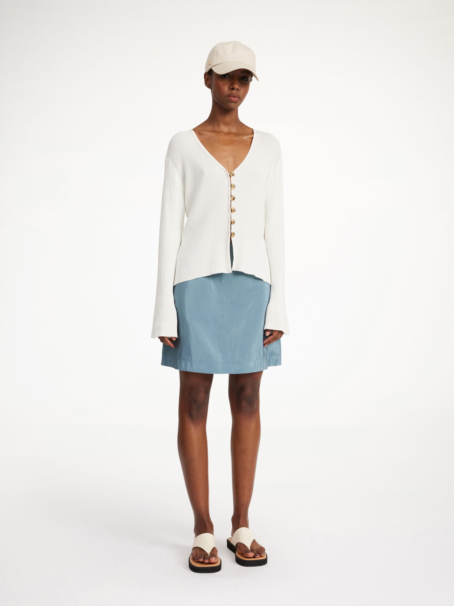 By Malene Birger Isabele Mini Skirts Cool Water | UK_BB10113