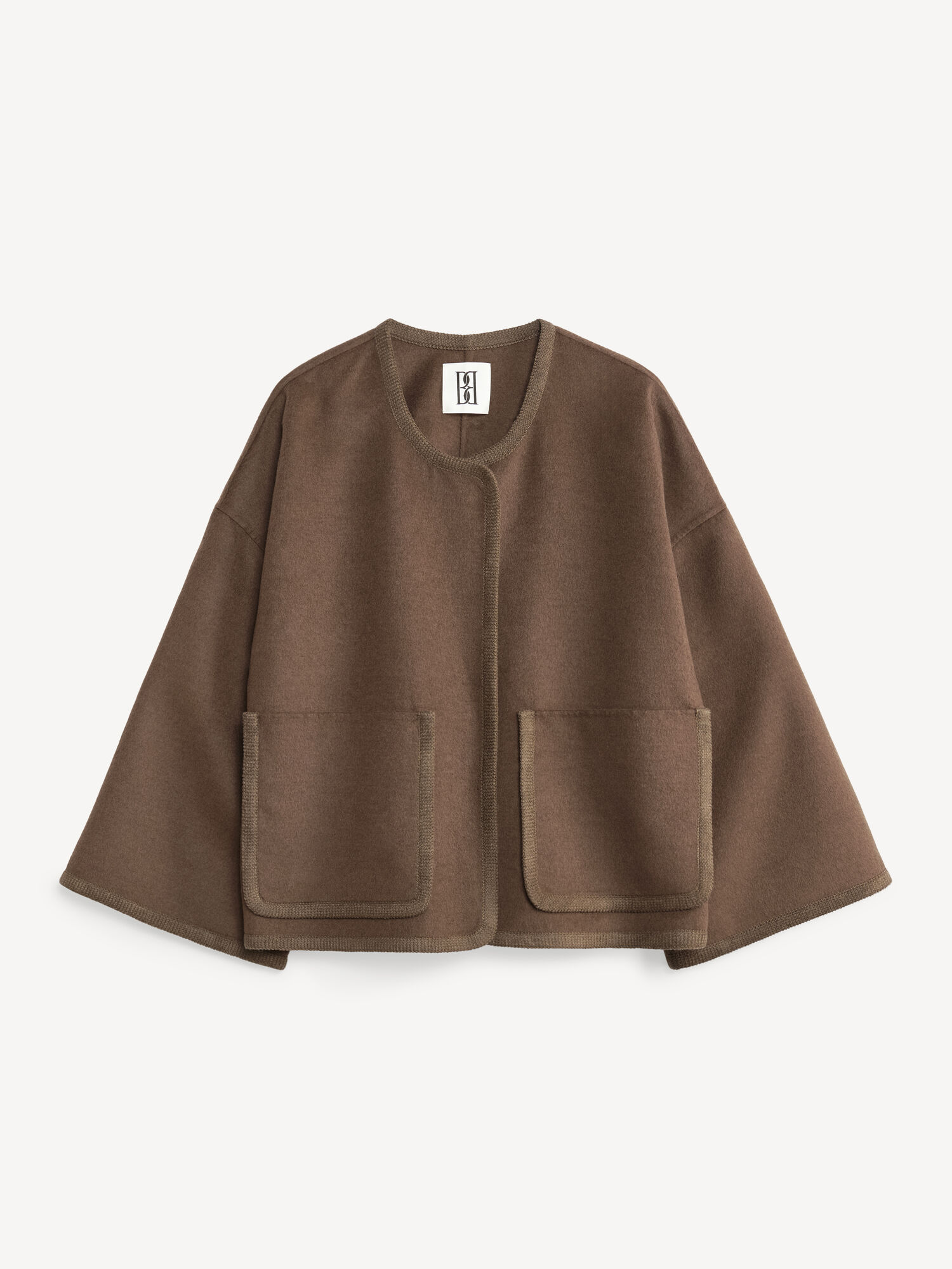 By Malene Birger Jacquie Wool Jackets Shitake | UK_BB98568