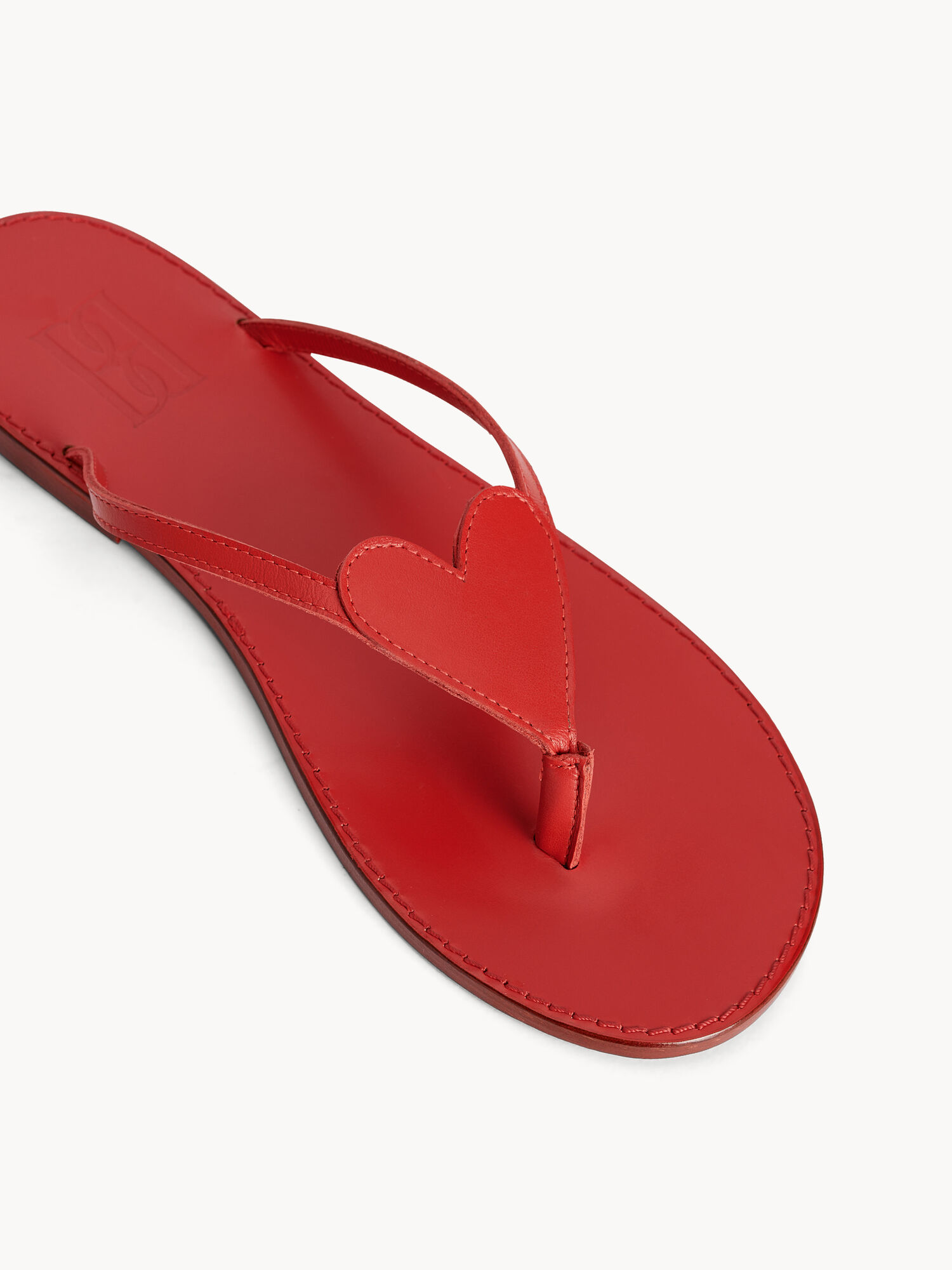 By Malene Birger Ladina Leather Sandals Shoes Jester Red | UK_BB67296