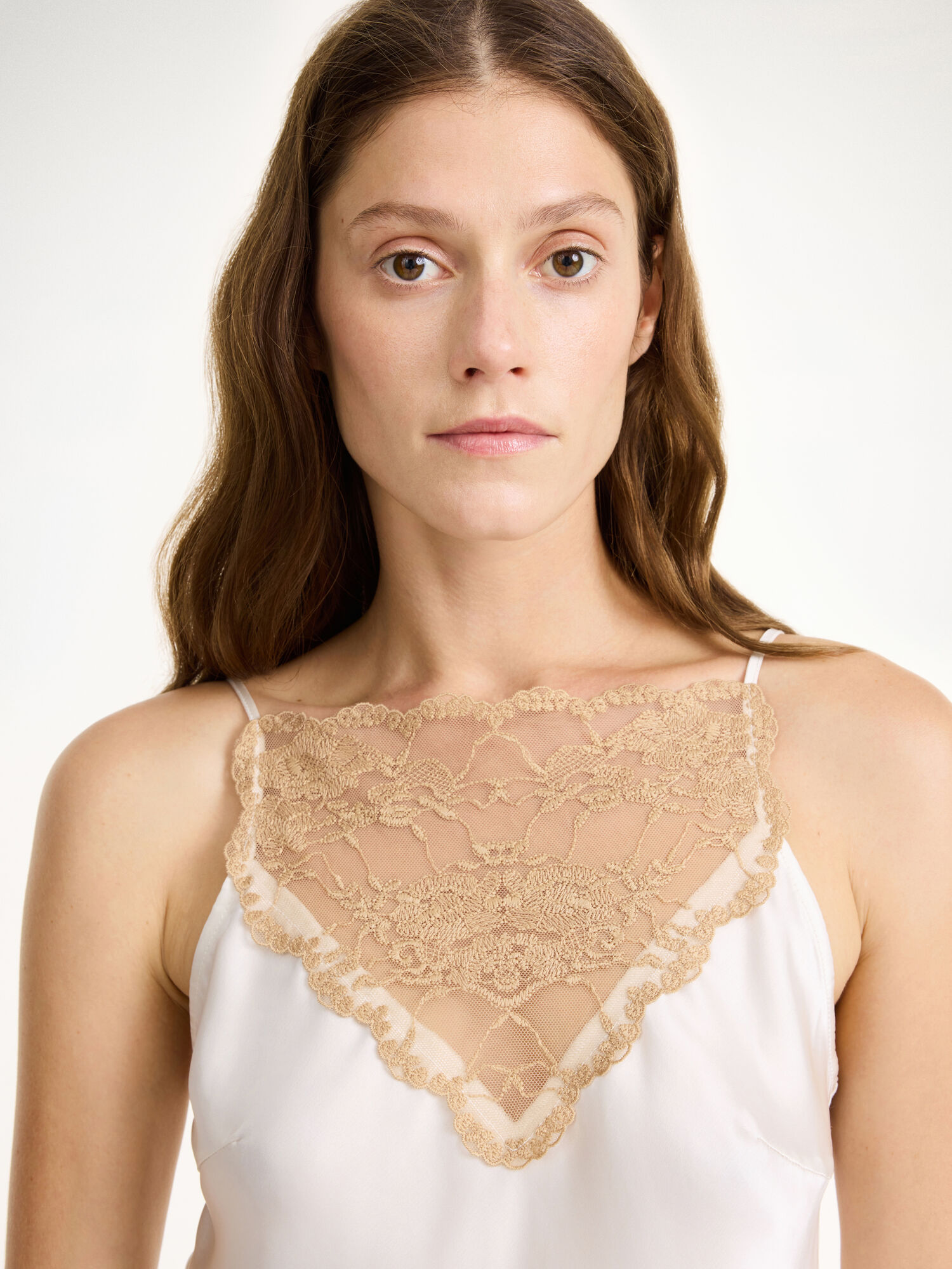 By Malene Birger Leeba Tops Soft White | UK_BB39540