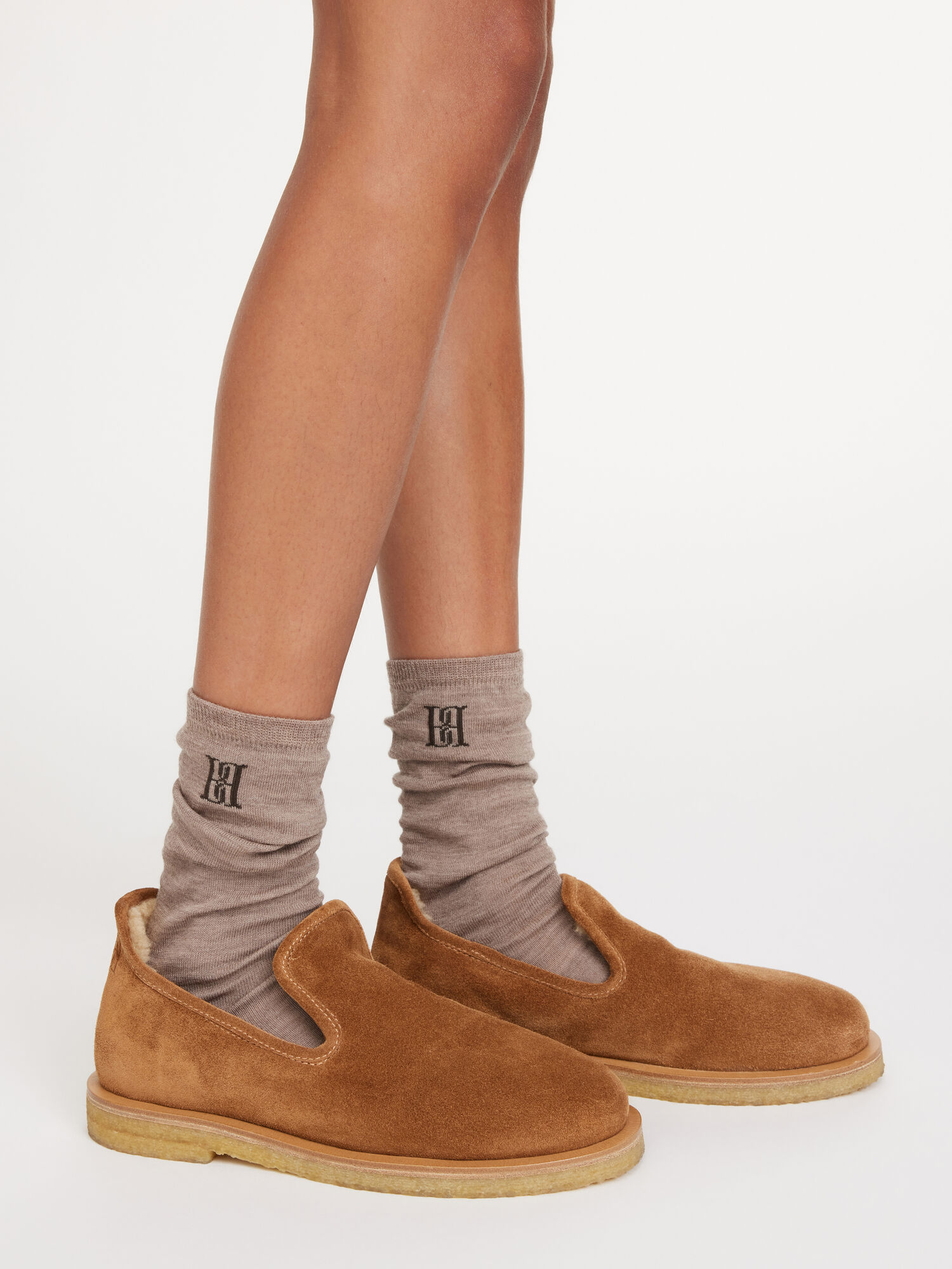 By Malene Birger Leiann Socks Other Accessories Warm brown | UK_BB88309