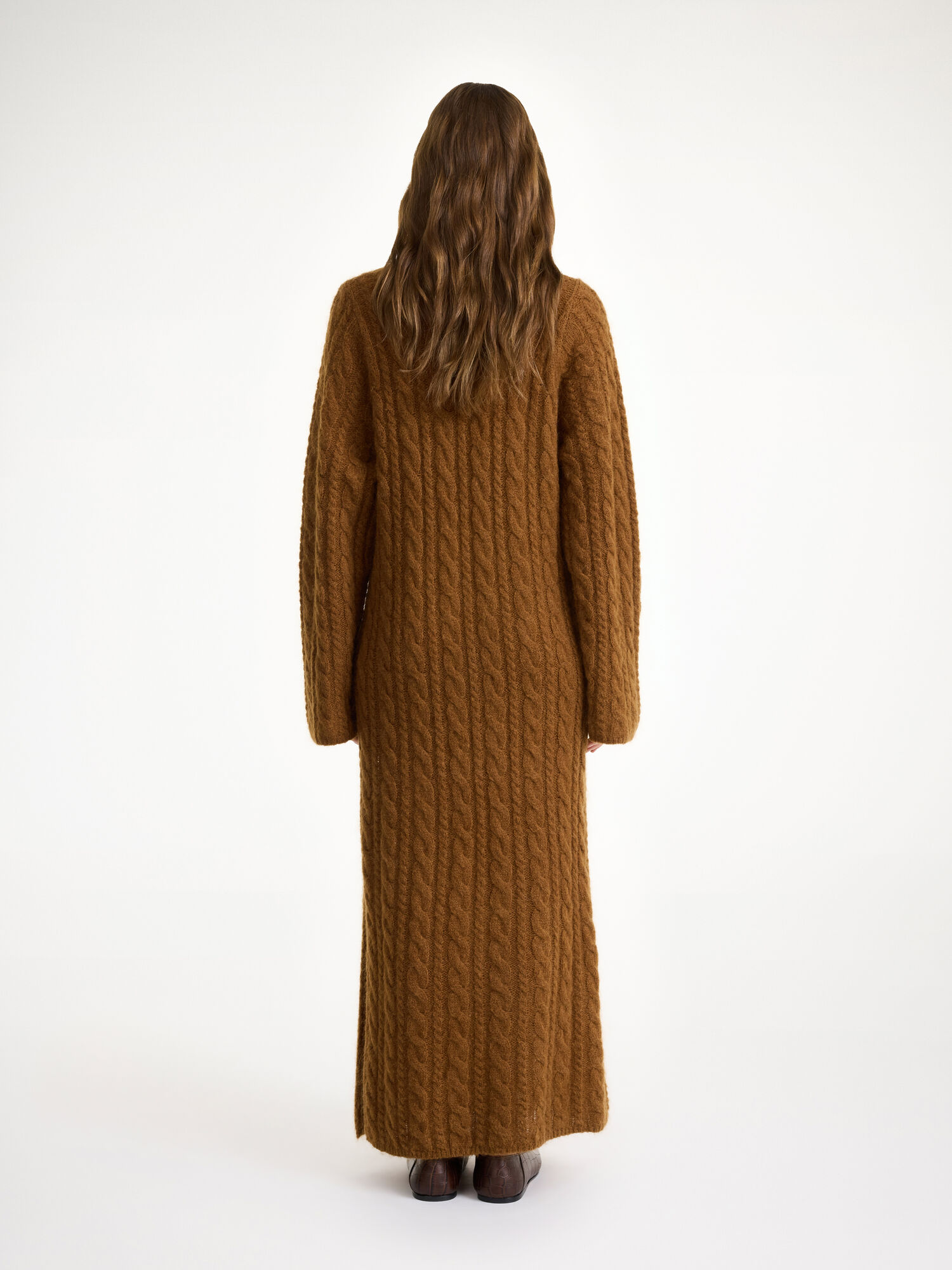 By Malene Birger Lovella Maxi Dress Knitwear Bison | UK_BB74489