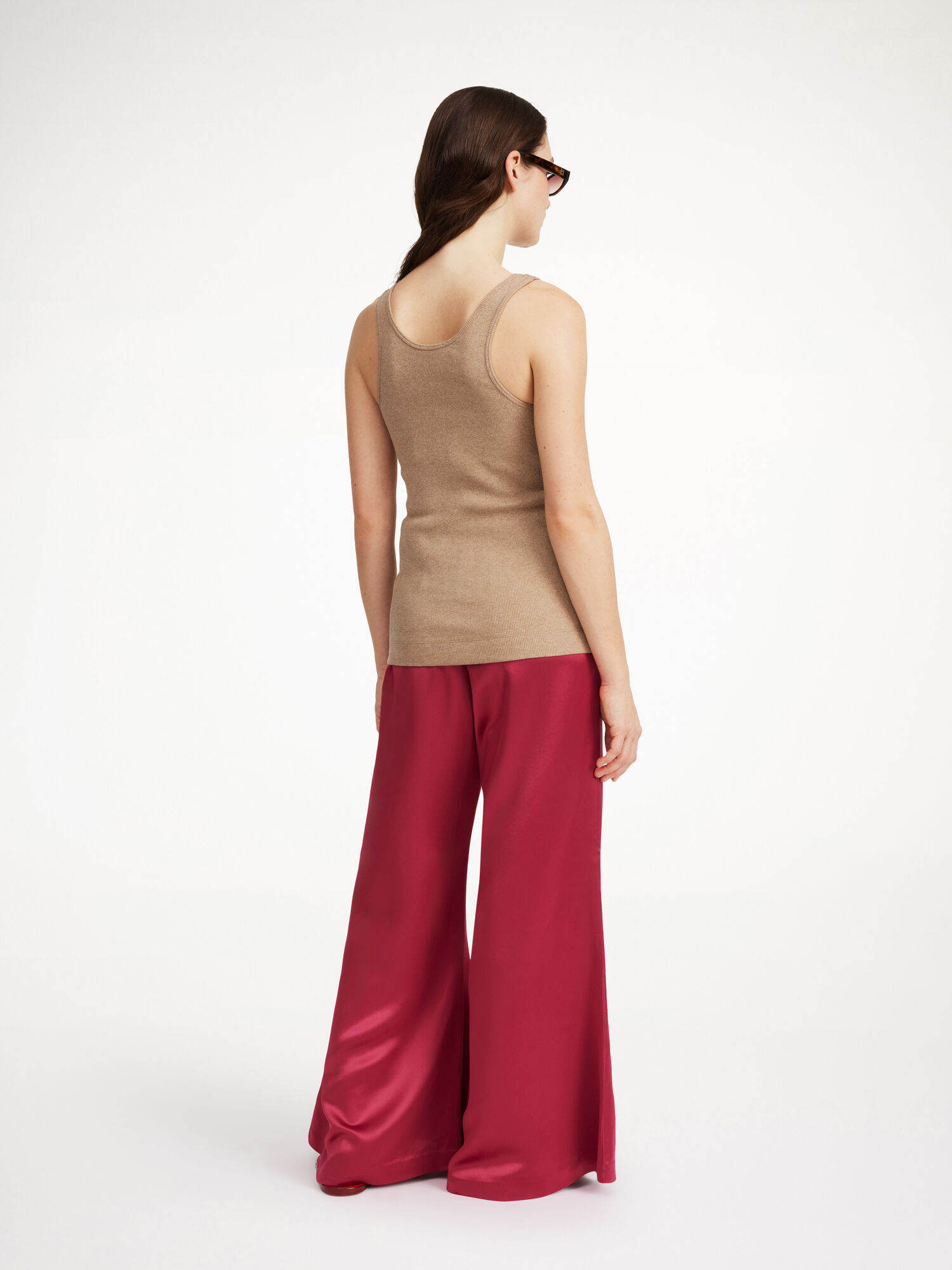 By Malene Birger Lucee Flared Trousers Wild berries | UK_BB16419