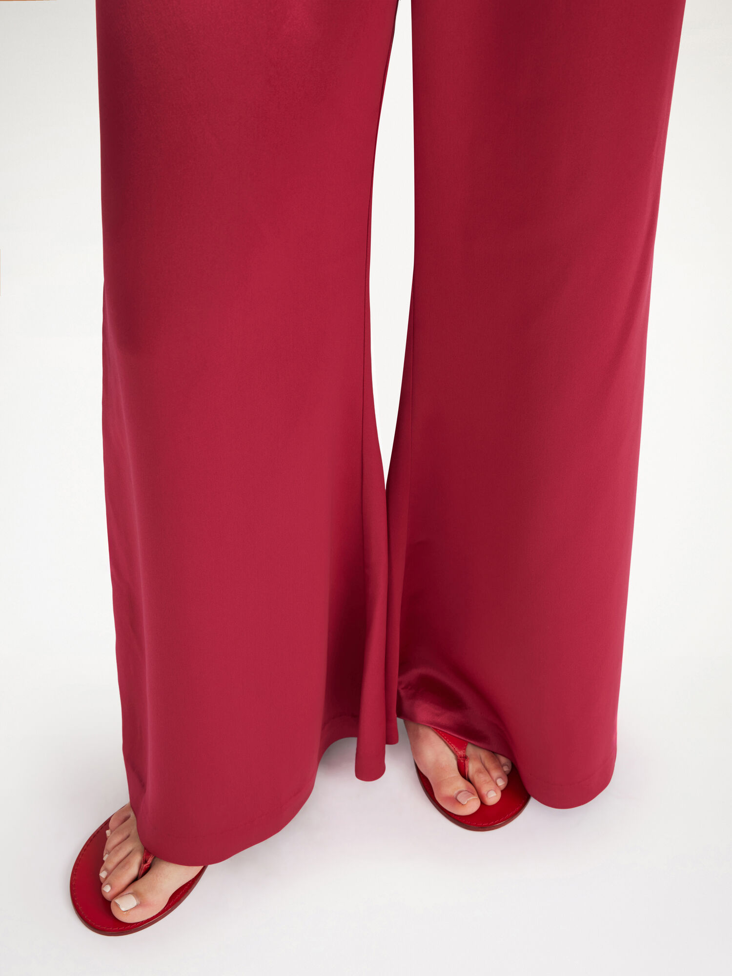 By Malene Birger Lucee Flared Trousers Wild berries | UK_BB16419