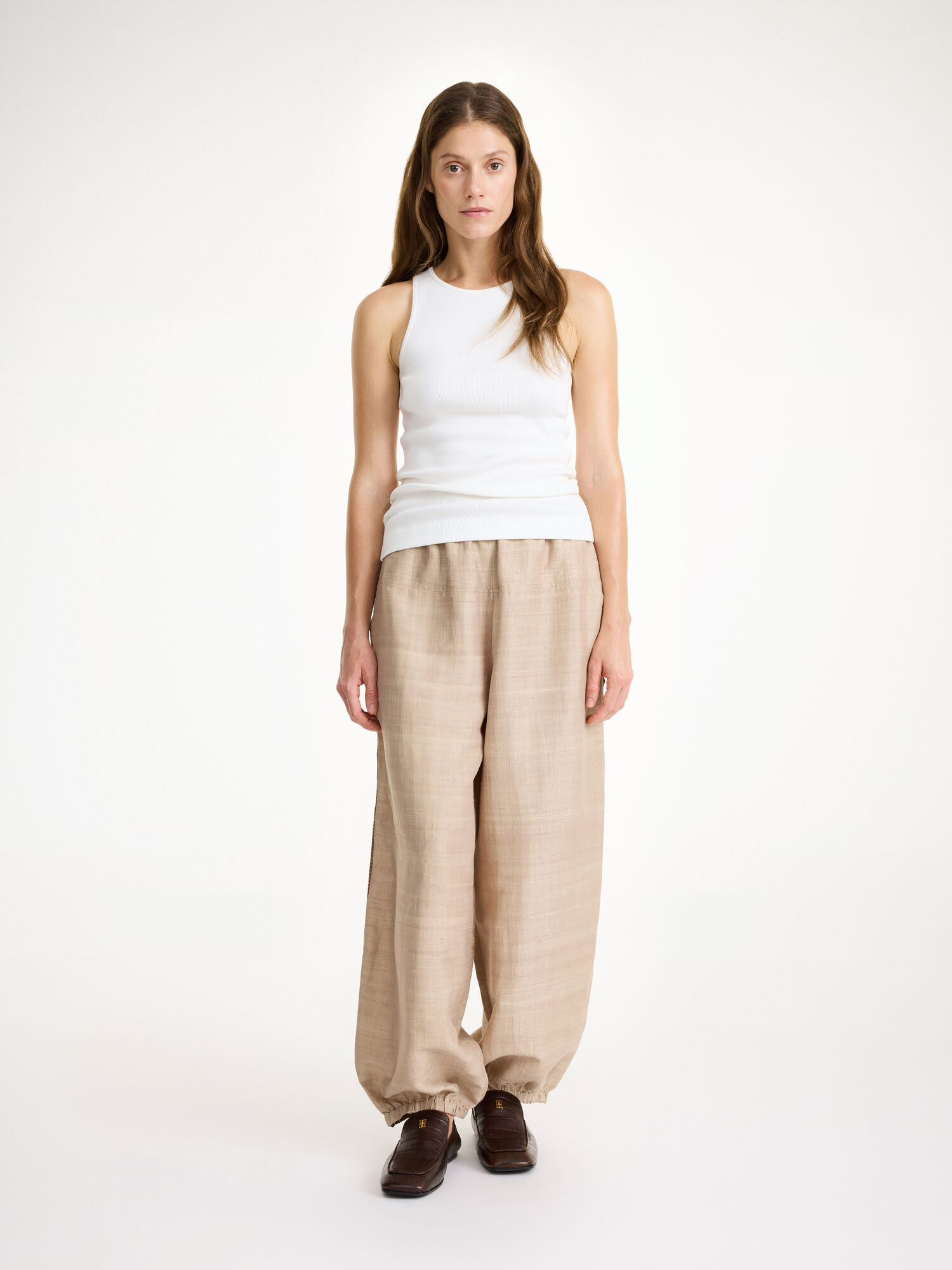 By Malene Birger Lumonas Silk Trousers Nomad | UK_BB89981