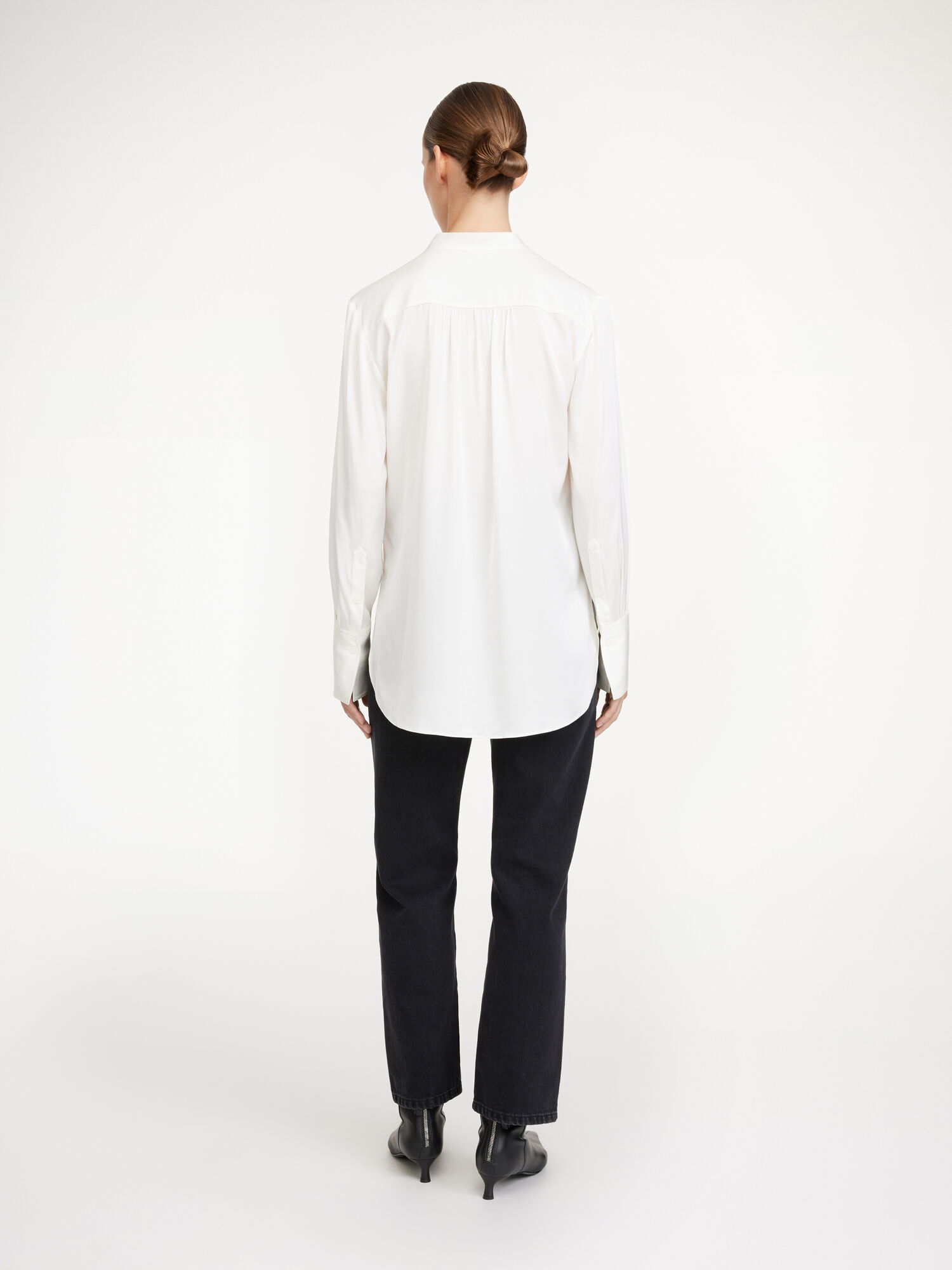 By Malene Birger Mabillon Silk Shirts Soft White | UK_BB97500