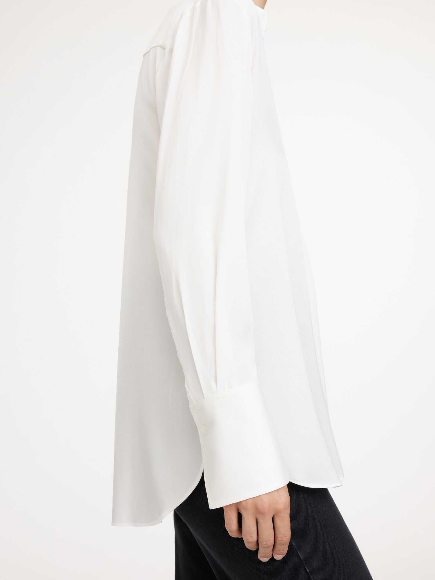 By Malene Birger Mabillon Silk Shirts Soft White | UK_BB97500