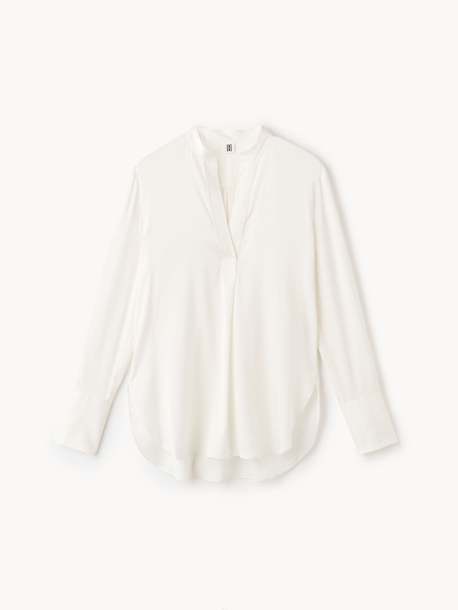 By Malene Birger Mabillon Silk Shirts Soft White | UK_BB97500