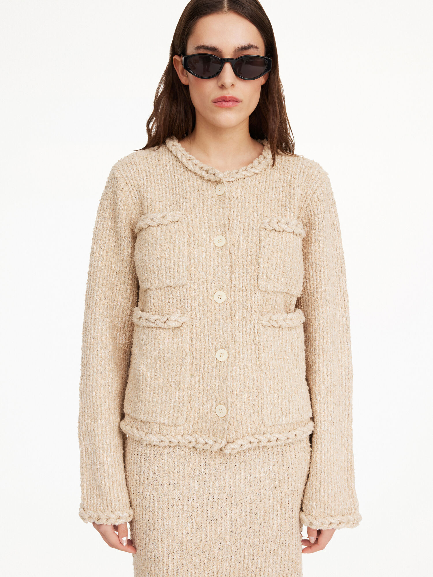 By Malene Birger Mariko Cardigan Knitwear Tehina | UK_BB99514