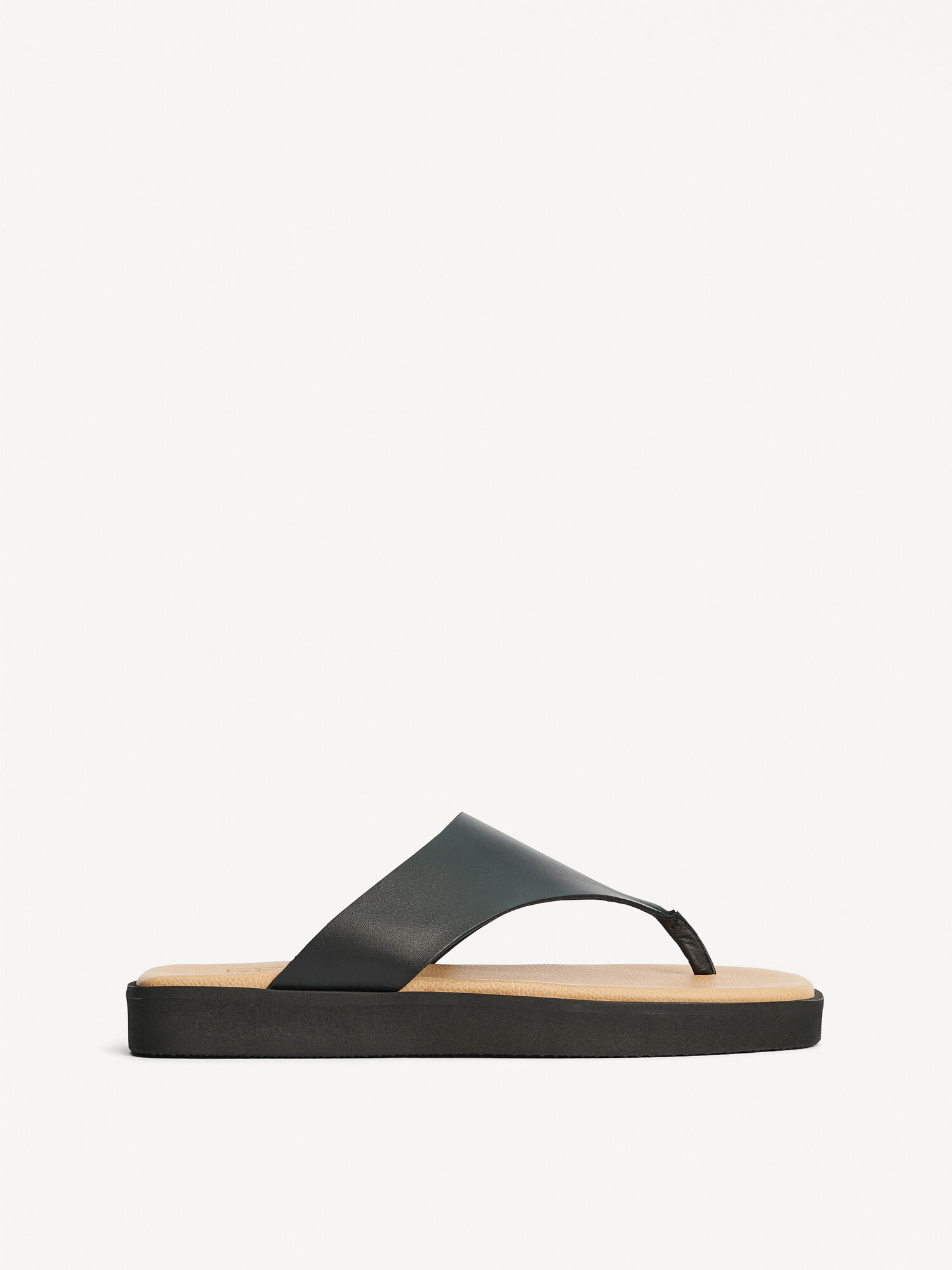 By Malene Birger Marisol Leather Sandals Shoes Black | UK_BB74052