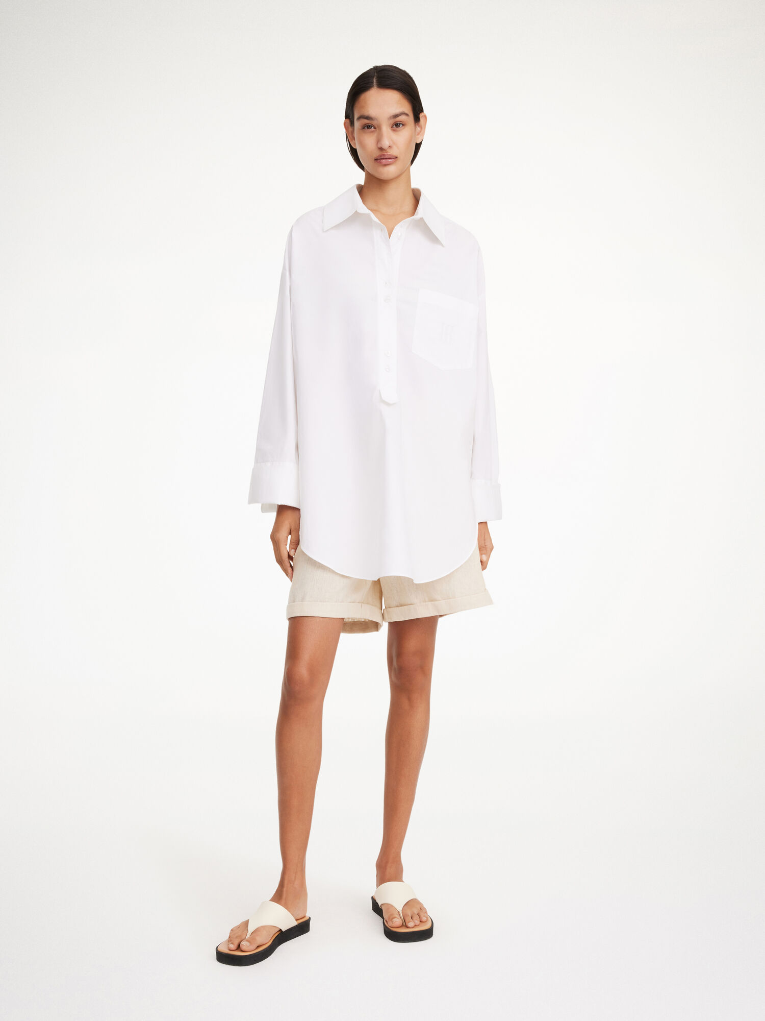 By Malene Birger Maye Organic Cotton Shirts Pure White | UK_BB30248