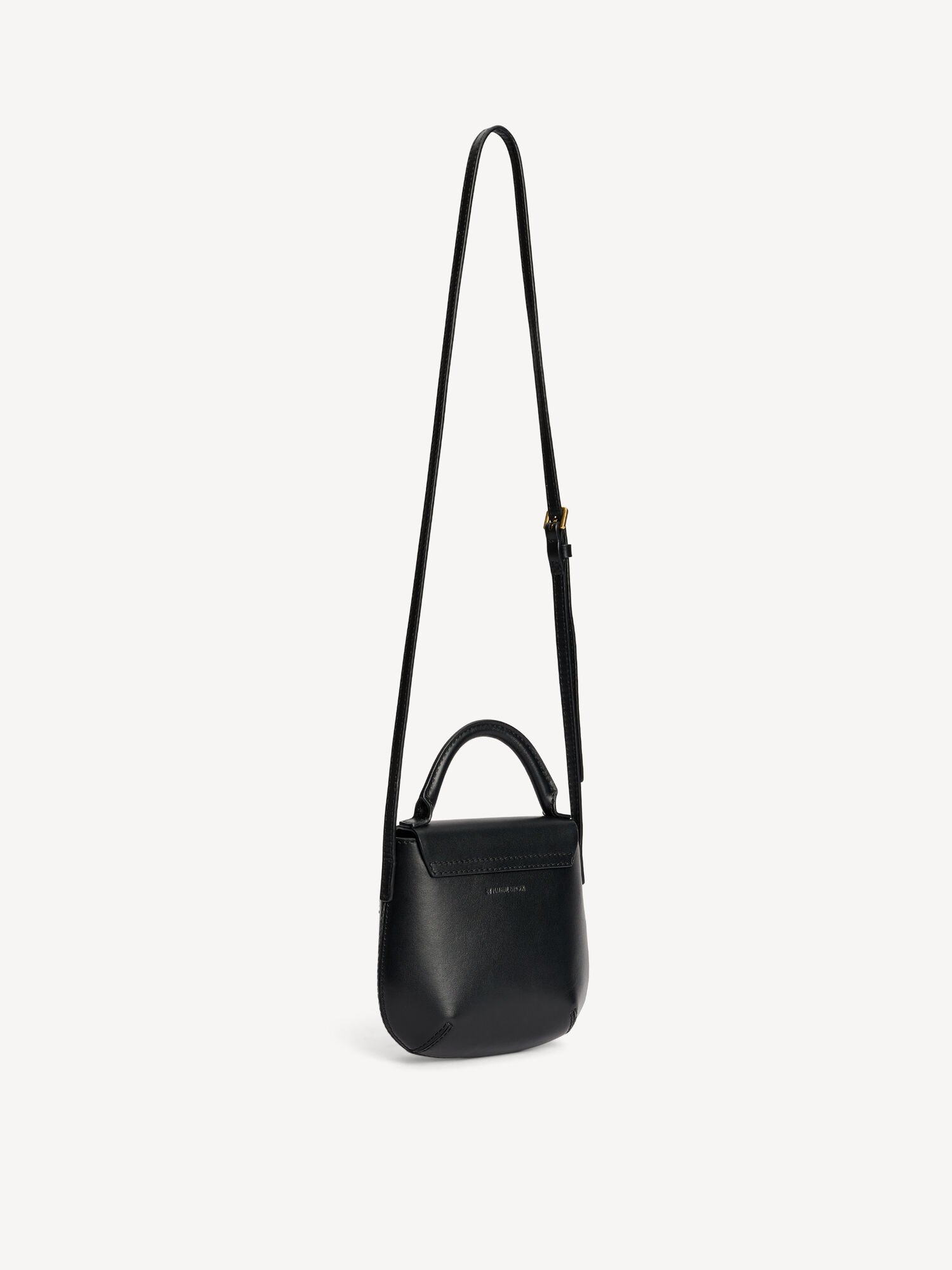 By Malene Birger Meela Leather Shoulder Bags Black | UK_BB19723