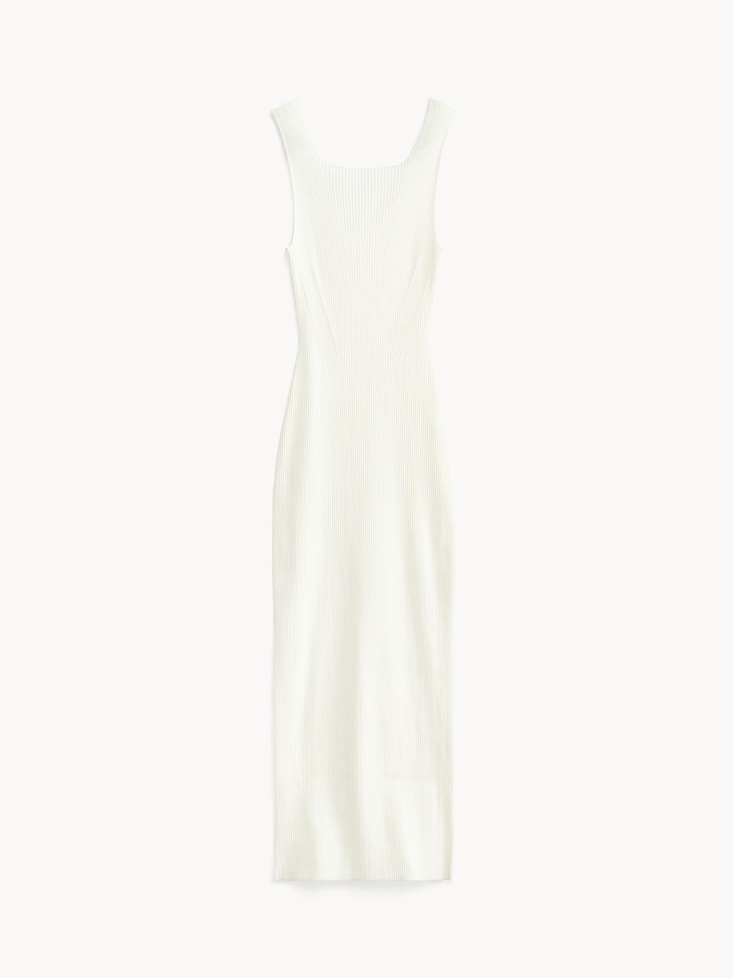 By Malene Birger Milelo Maxi Dress Knitwear Soft White | UK_BB61509