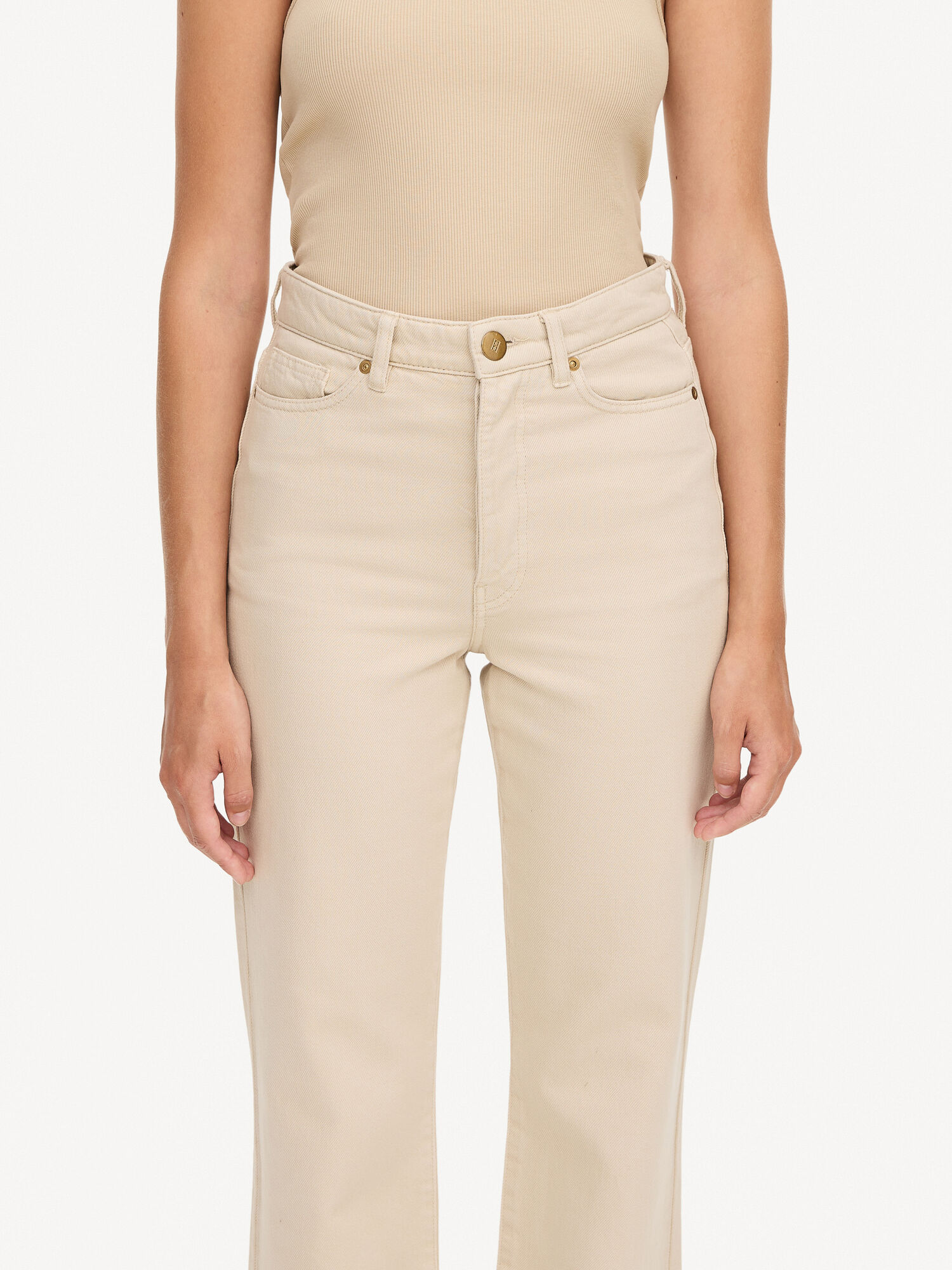 By Malene Birger Milium Organic Cotton Trousers Mojave Desert | UK_BB95556