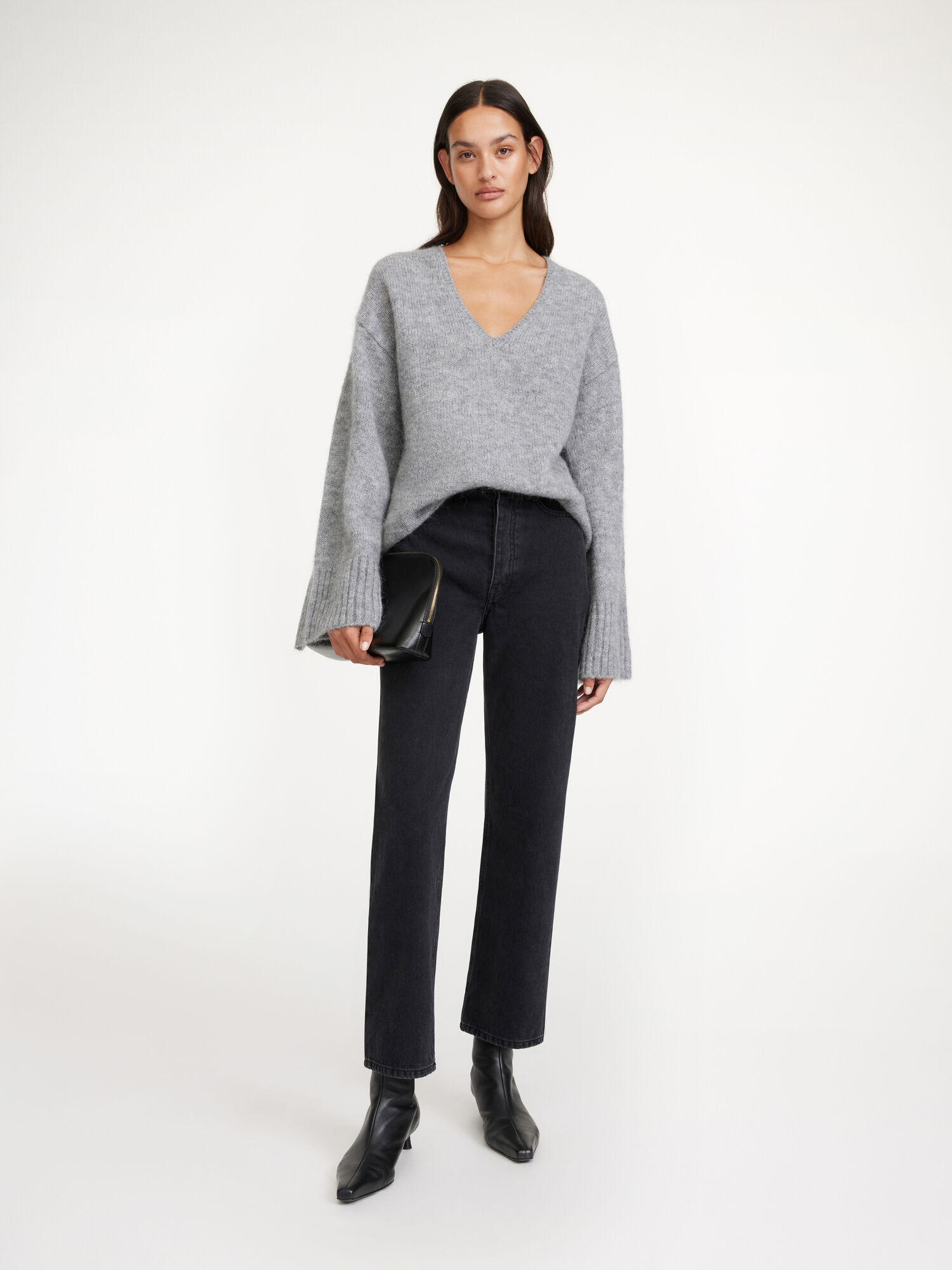 By Malene Birger Milium Organic Cotton Trousers Black | UK_BB12867