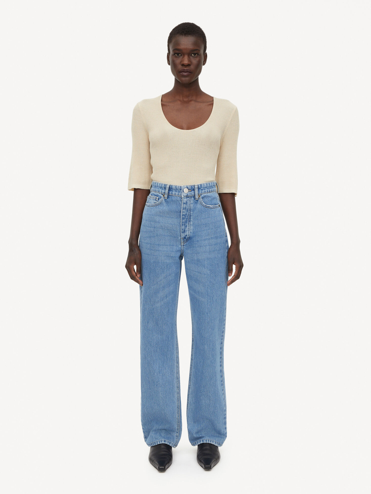 By Malene Birger Miliumlo Organic Cotton Jeans Denim Blue | UK_BB83770