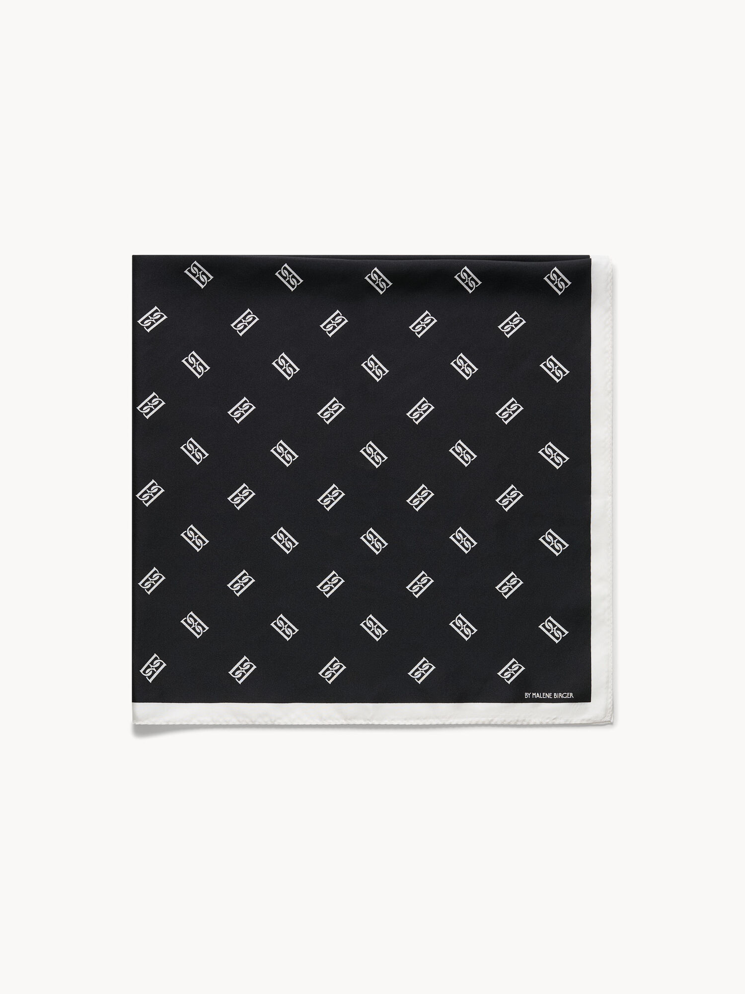 By Malene Birger Monnis Silk Scarves Black | UK_BB35530