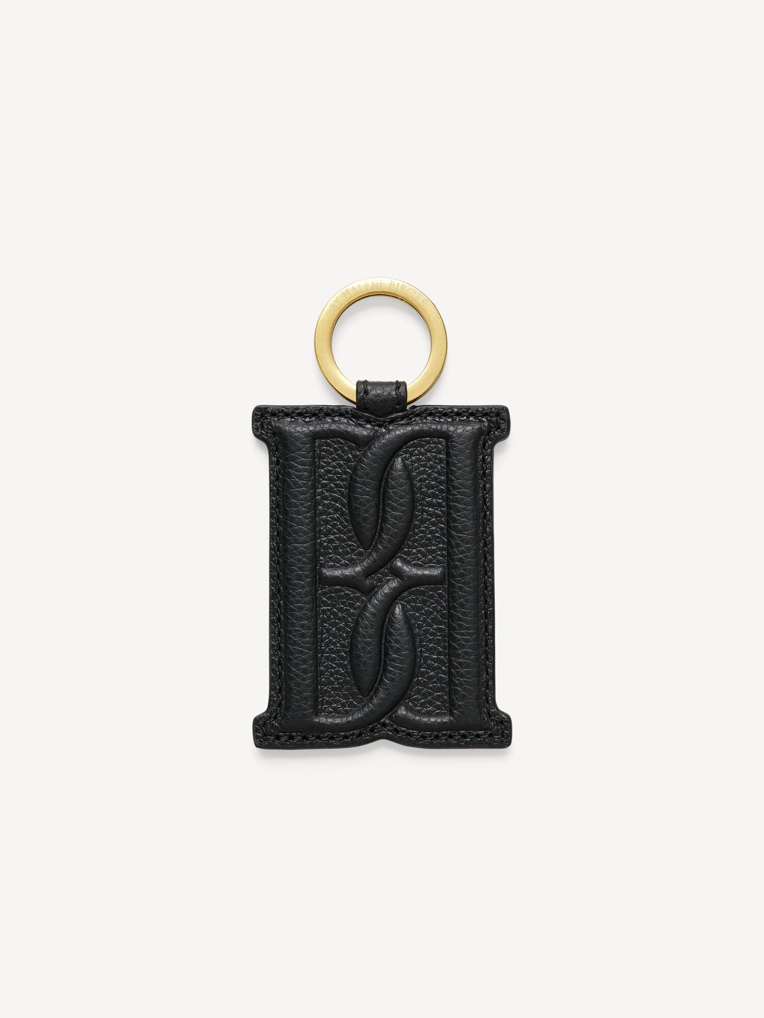 By Malene Birger Monno Leather Keychain Other Accessories Black | UK_BB22389