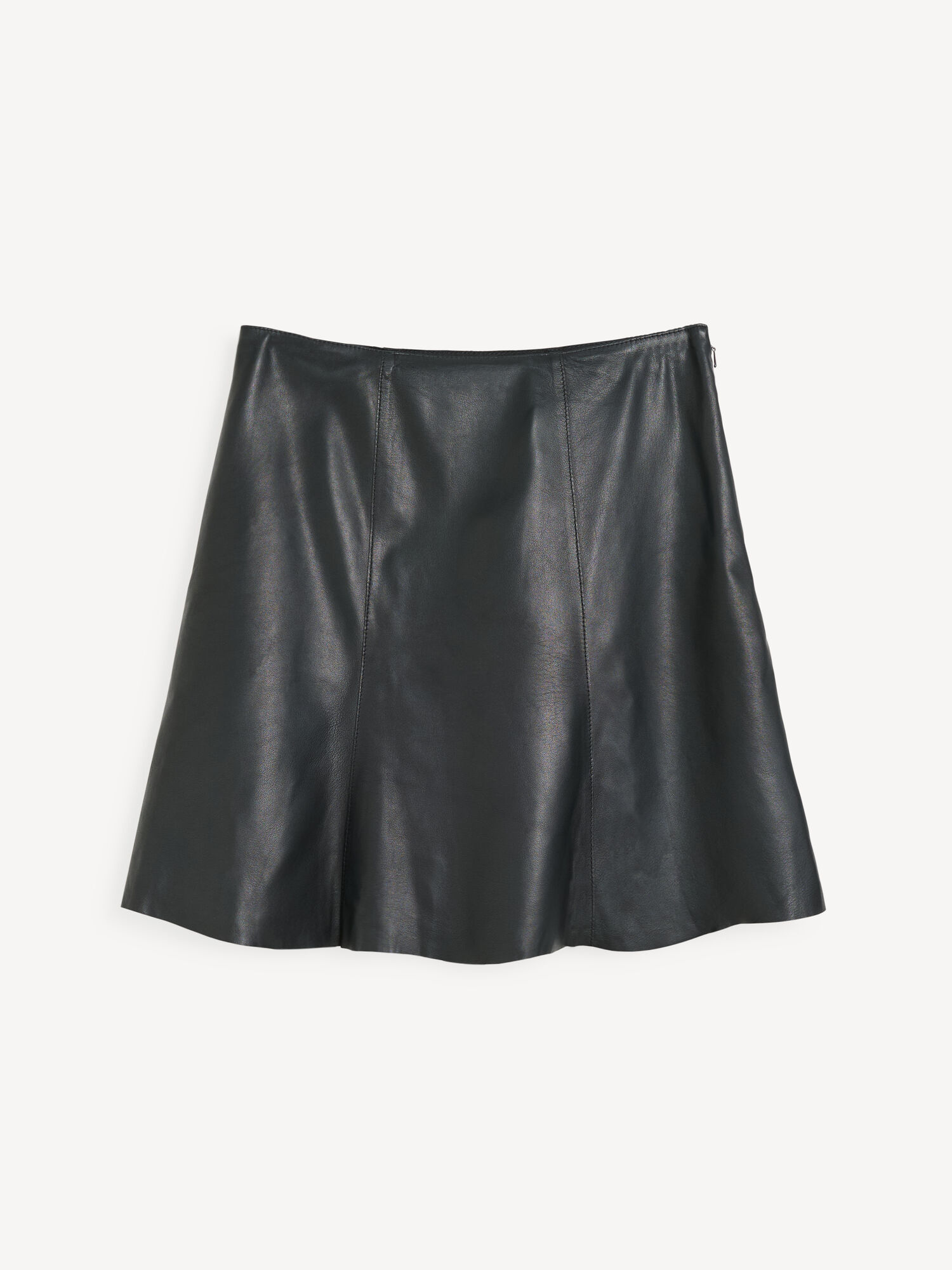 By Malene Birger Naommi Leather Mini Skirts Black | UK_BB32722