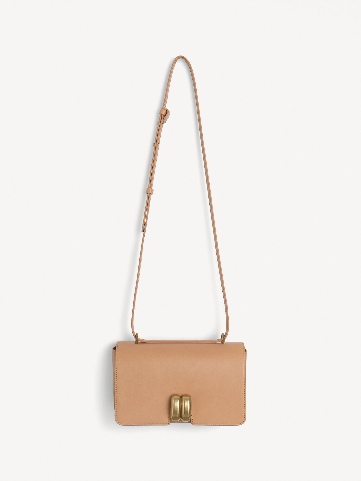 By Malene Birger Noval Leather Shoulder Bags Tan | UK_BB10596