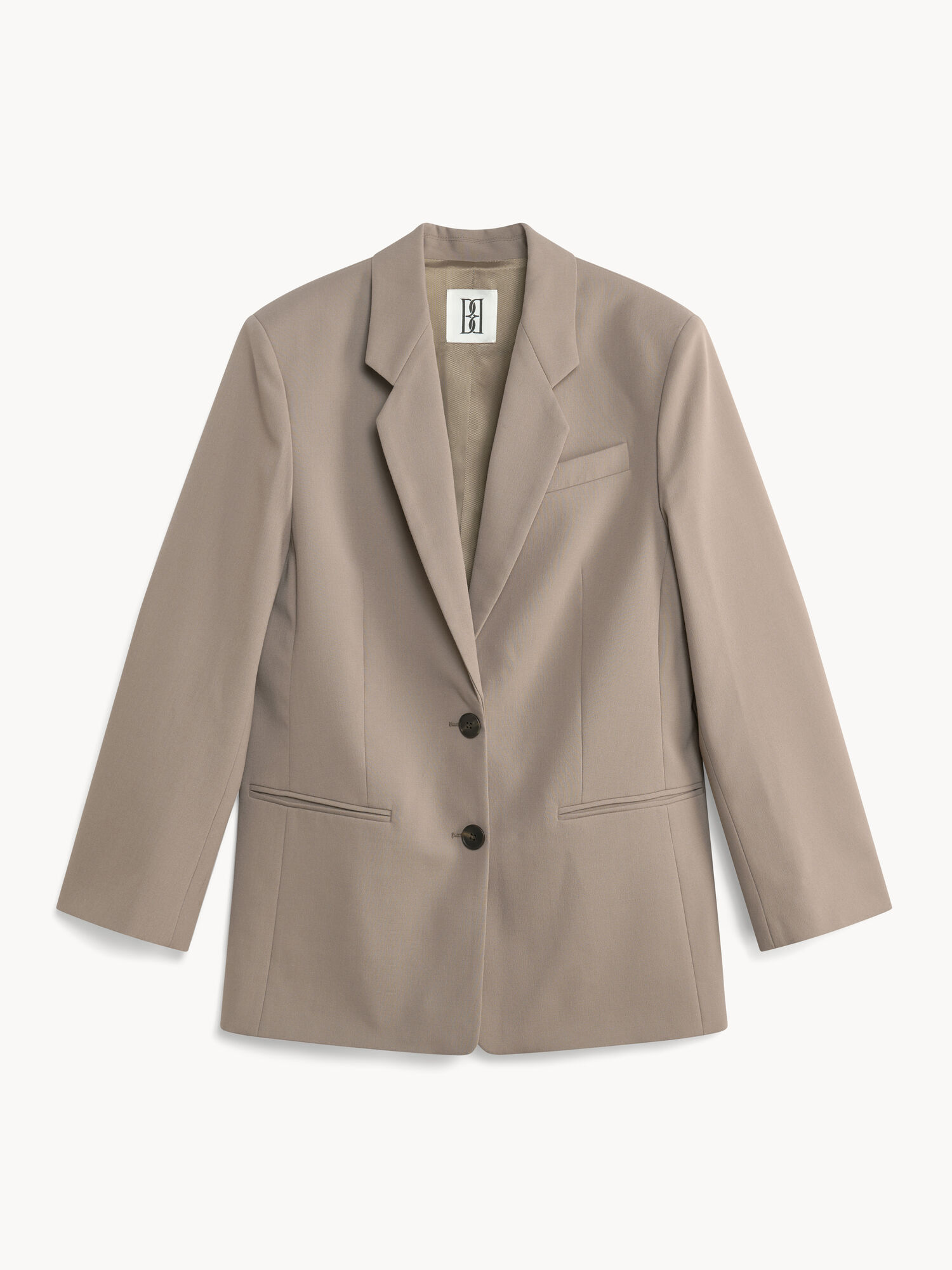 By Malene Birger Ophie Single-breasted Blazers Shitake | UK_BB15017