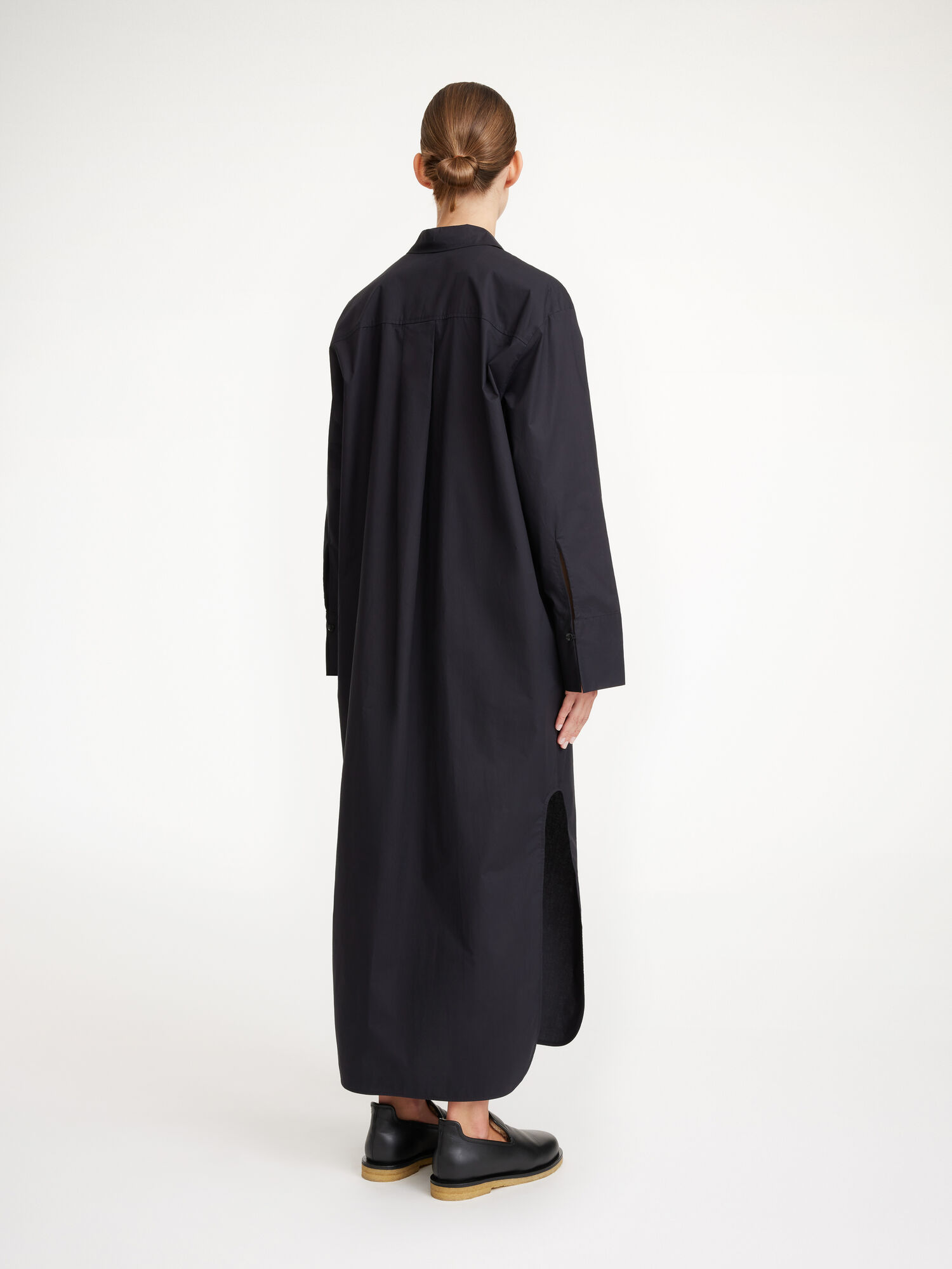 By Malene Birger Perros Organic Cotton Dress Black | UK_BB85388