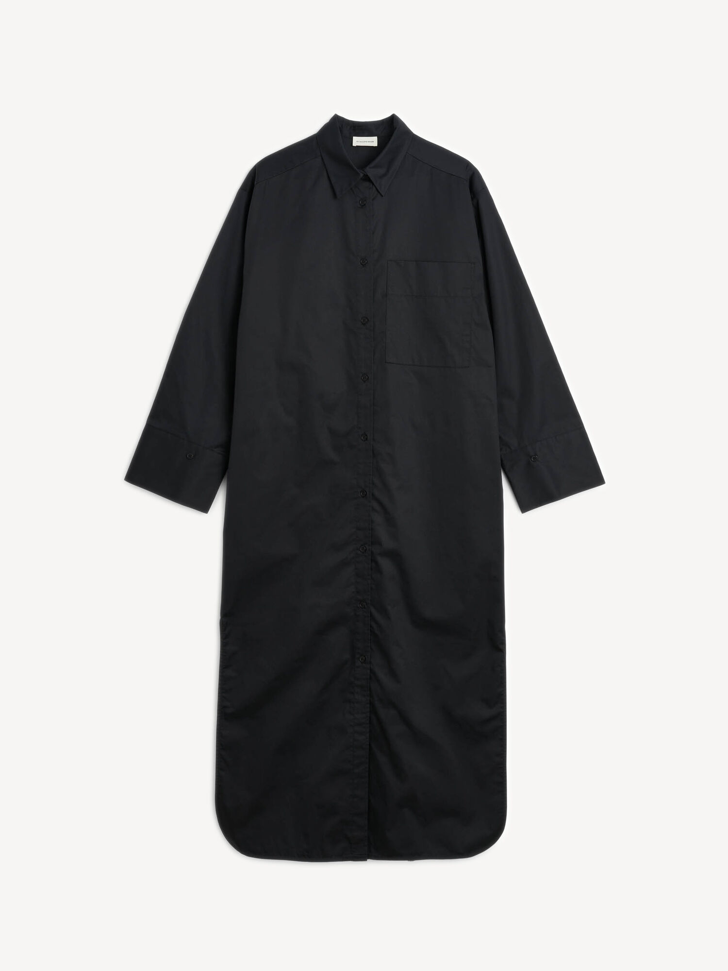 By Malene Birger Perros Organic Cotton Dress Black | UK_BB85388