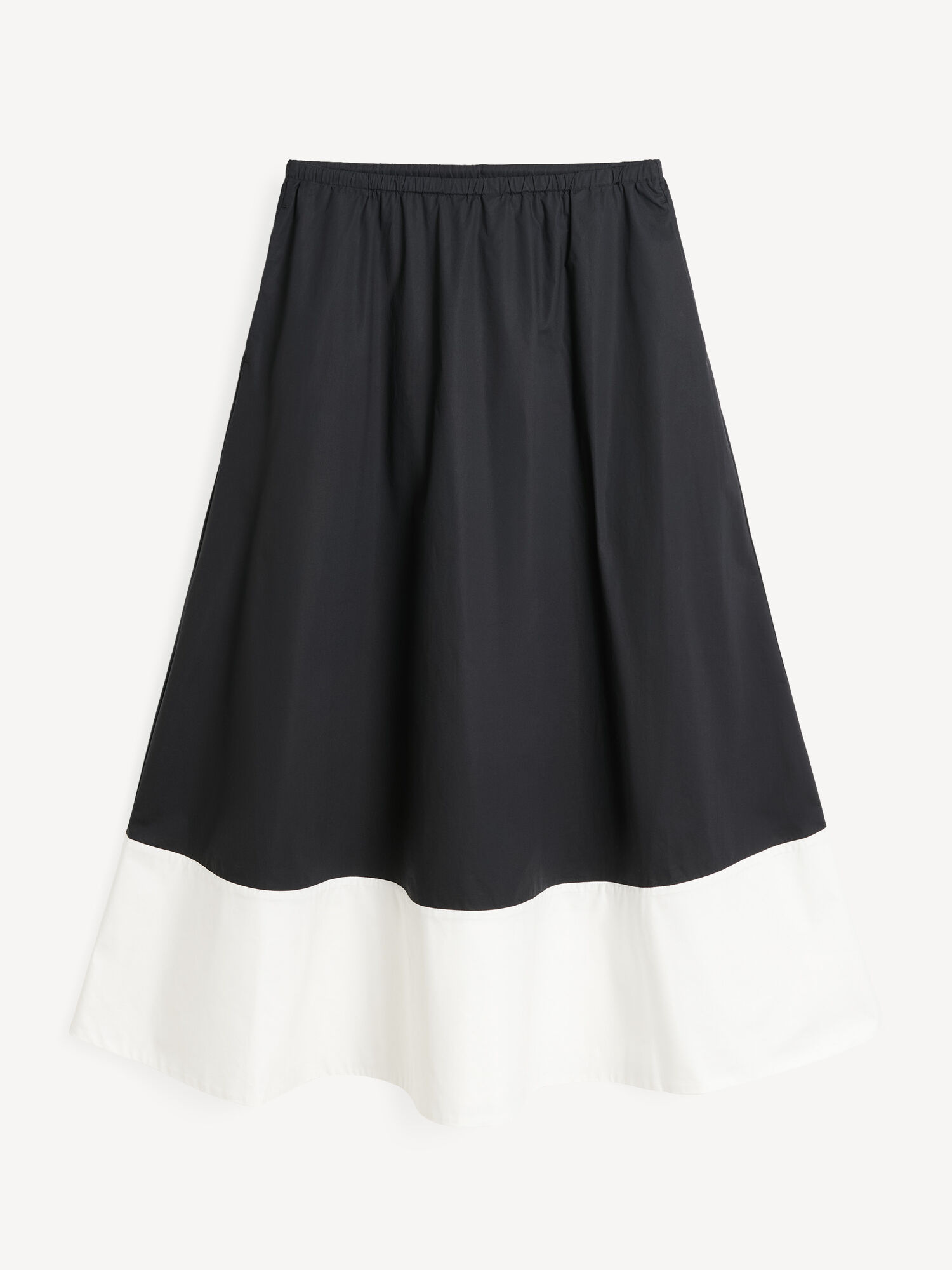 By Malene Birger Pheobes Organic Cotton Skirts Block stripe black white | UK_BB85966