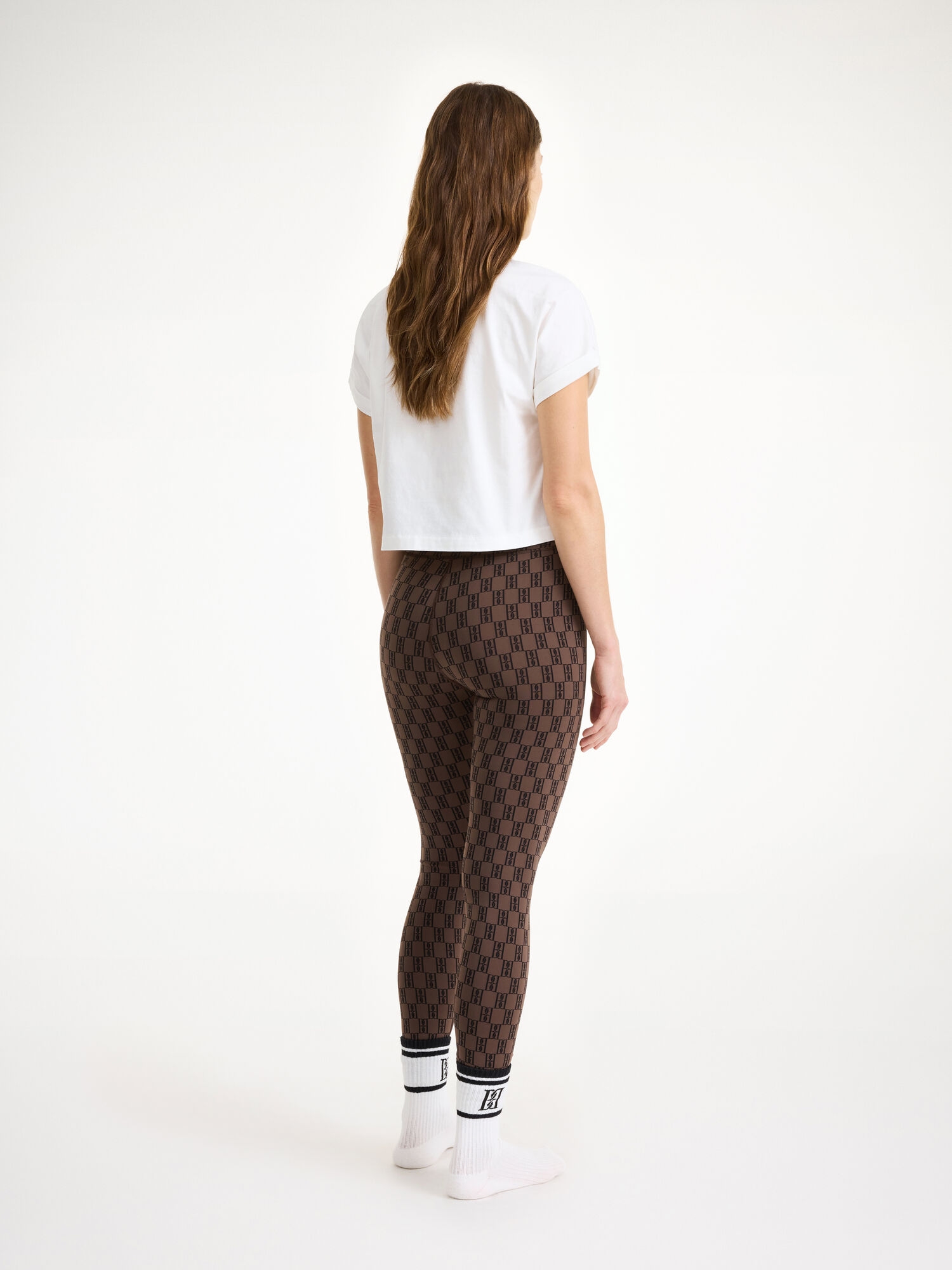 By Malene Birger Polene Athletic Leggings Athleisure Wear Dark Mahogany | UK_BB82781