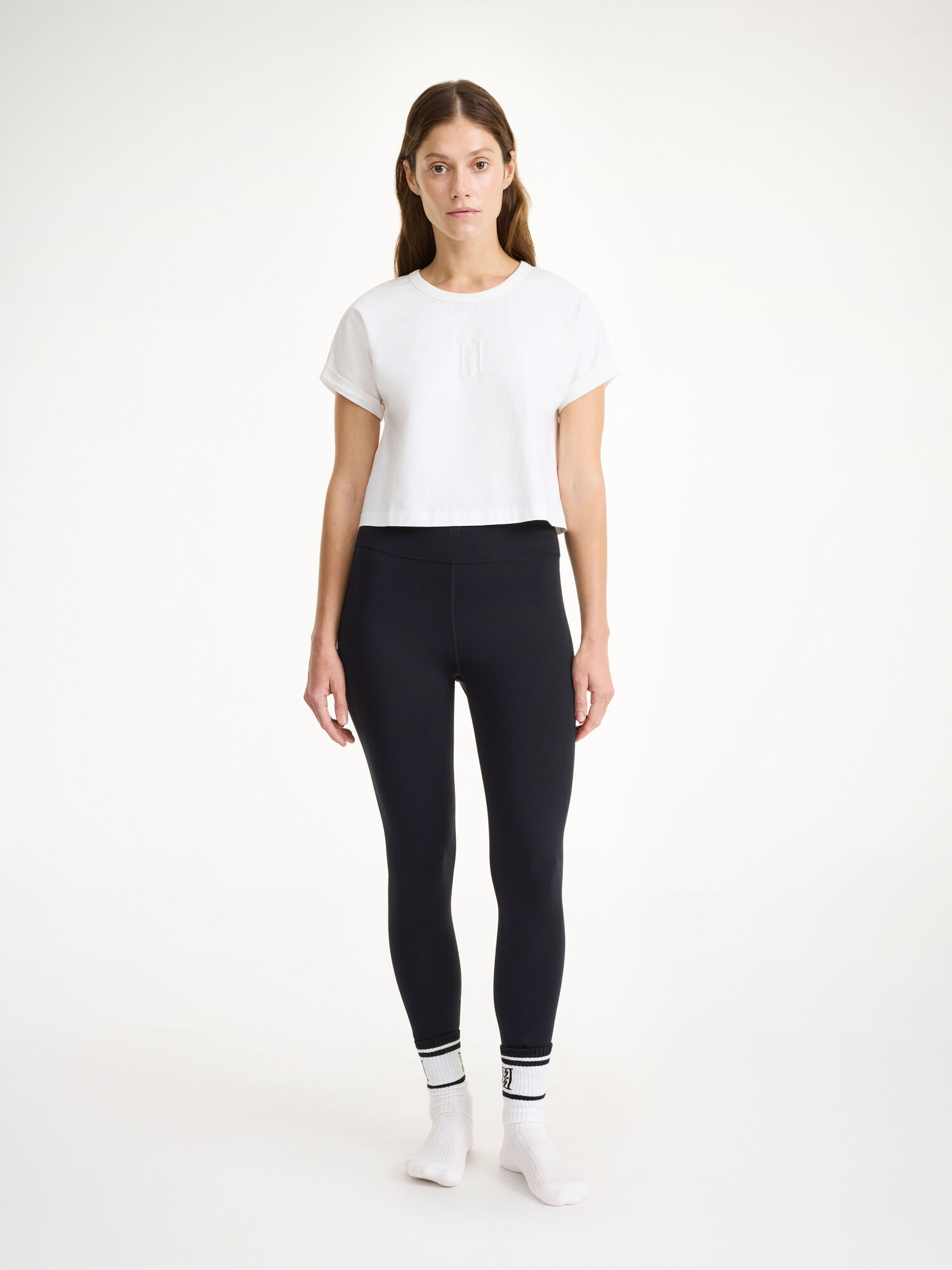 By Malene Birger Polene Athletic Leggings Trousers Black | UK_BB18775