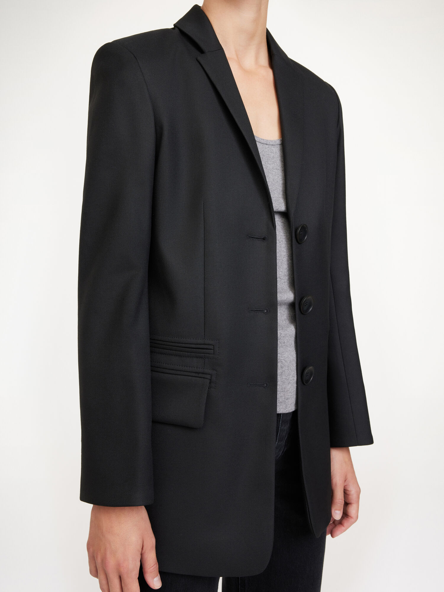 By Malene Birger Porter Blazers Black | UK_BB92111