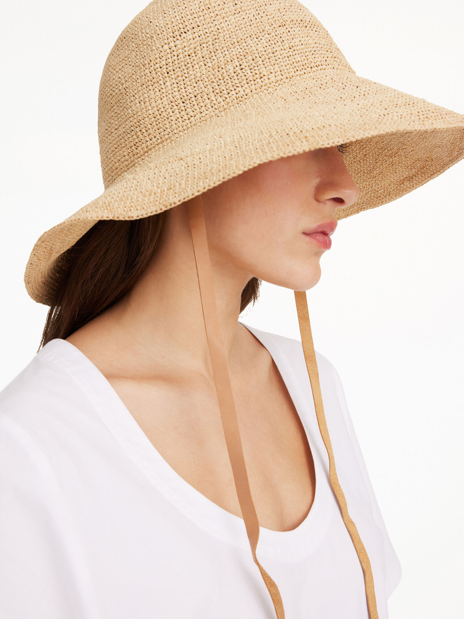 By Malene Birger Rafiah Straw Hat Other Accessories Light Camel | UK_BB70052