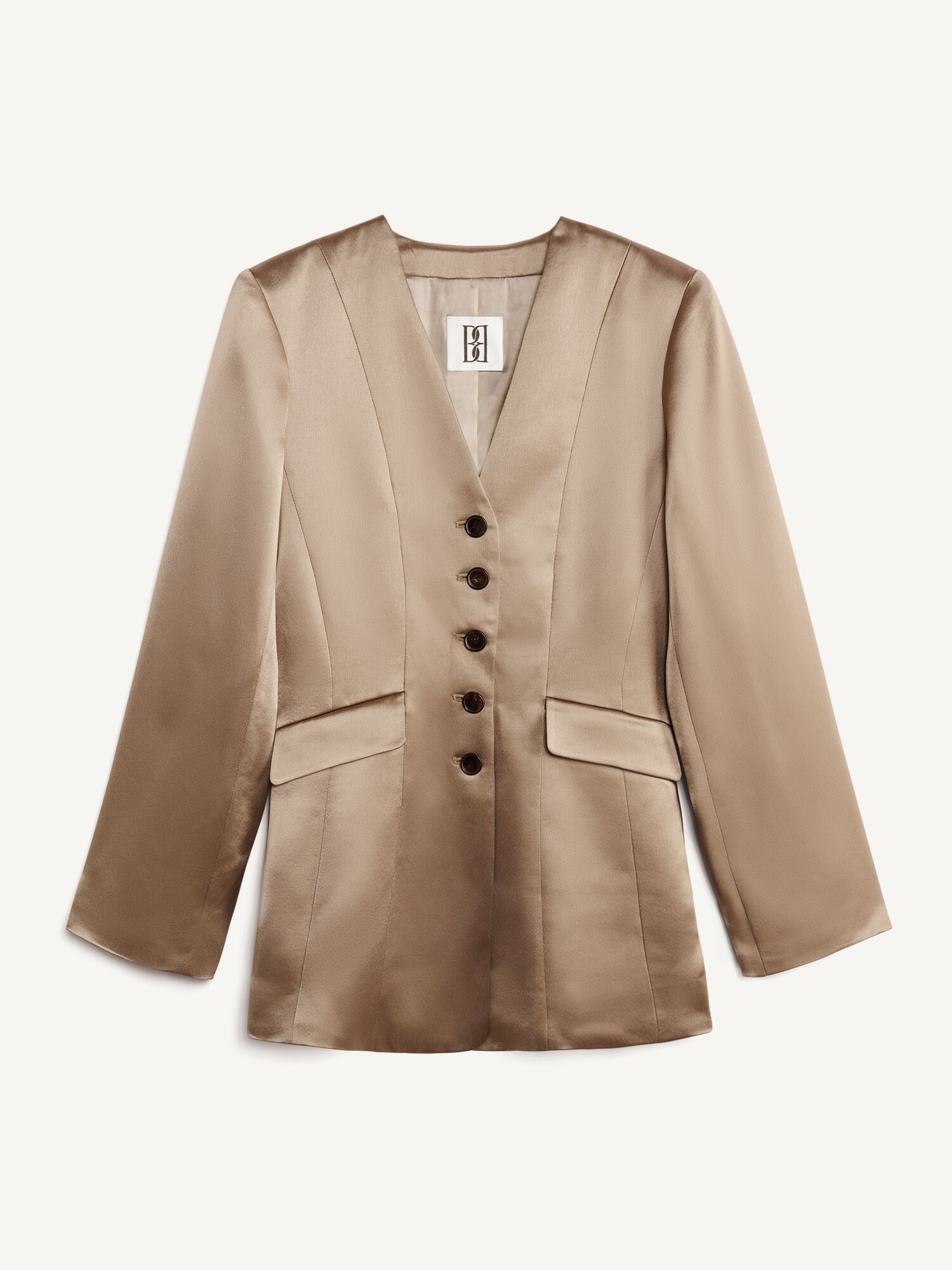 By Malene Birger Rinnah Single-breasted Blazers Shitake | UK_BB25750