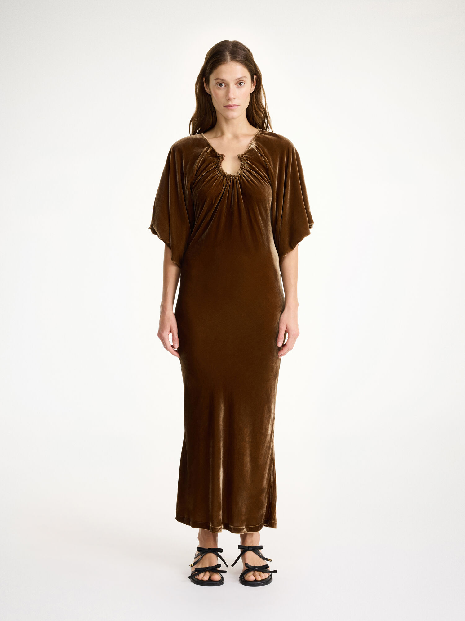 By Malene Birger Rosae Maxi Dress Bison | UK_BB32353