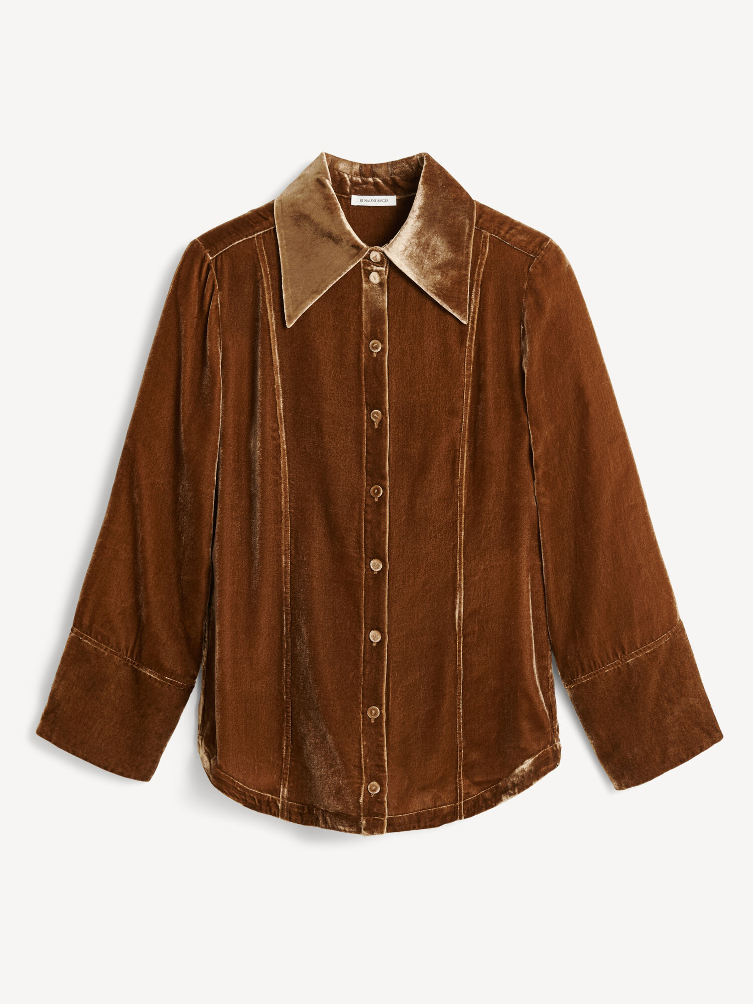 By Malene Birger Rosiannas Velvet Shirts Bison | UK_BB84505