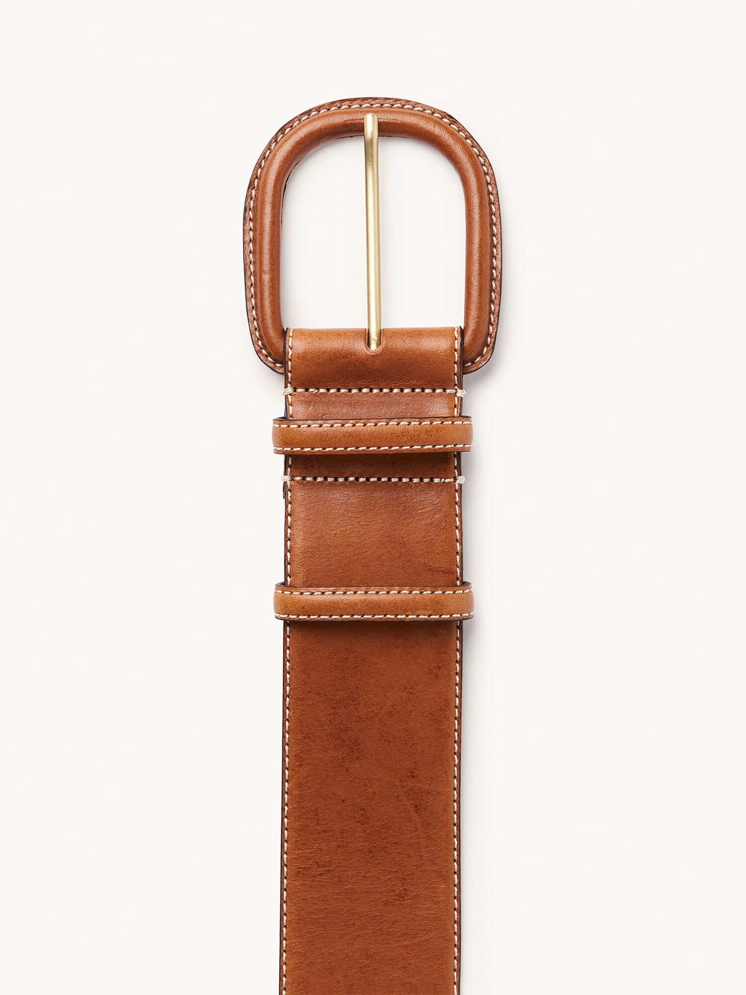 By Malene Birger Salinna Leather Belts Caramel Cafe | UK_BB11234