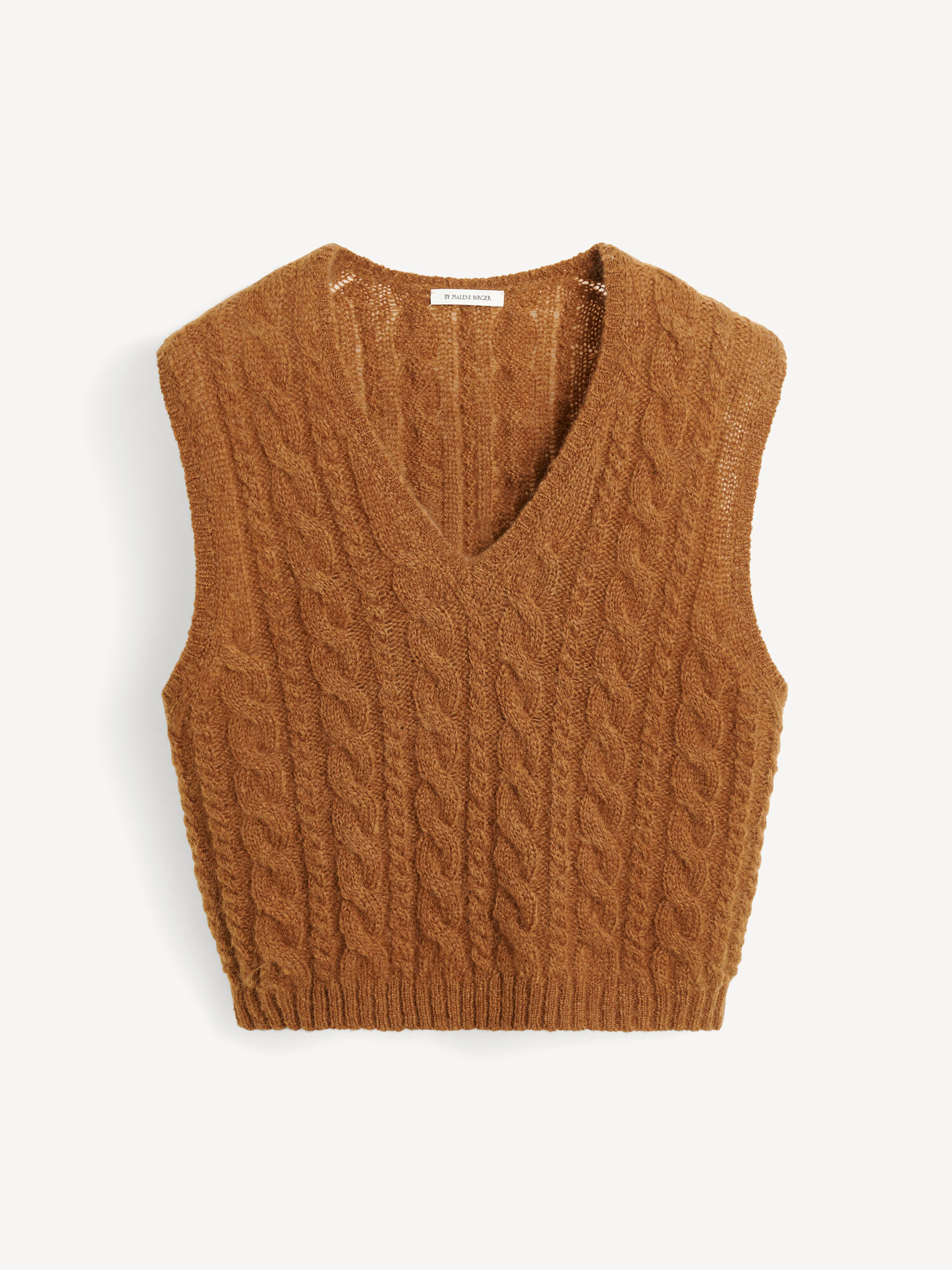 By Malene Birger Simea Vest Knitwear Bison | UK_BB91316