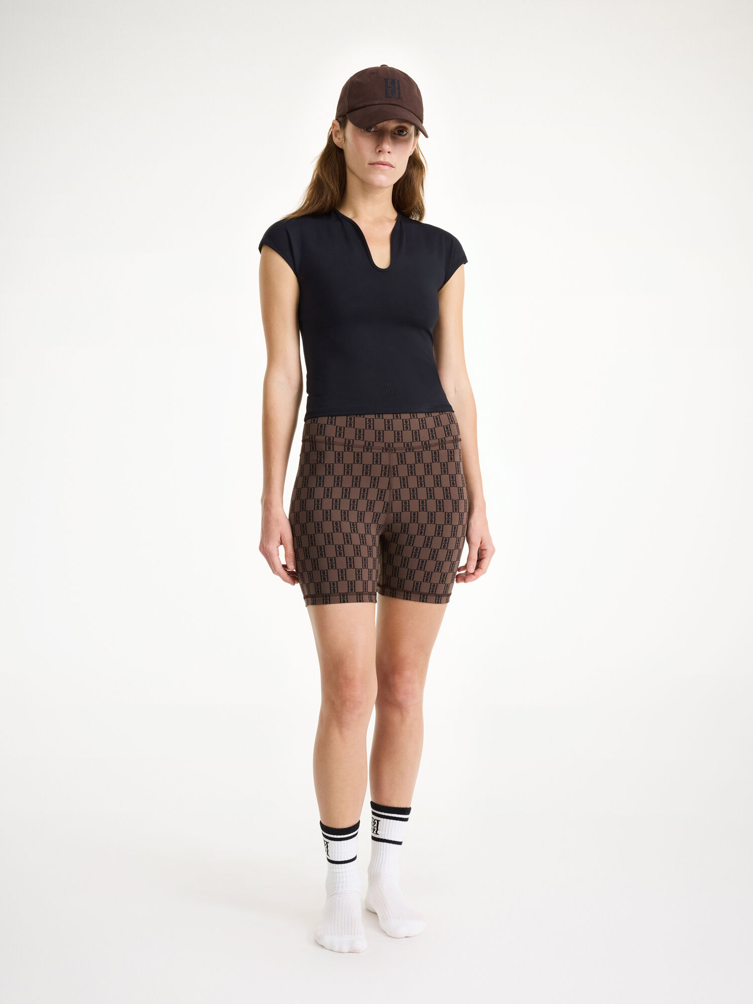 By Malene Birger Siola Atheletic Shorts Dark Mahogany | UK_BB75605